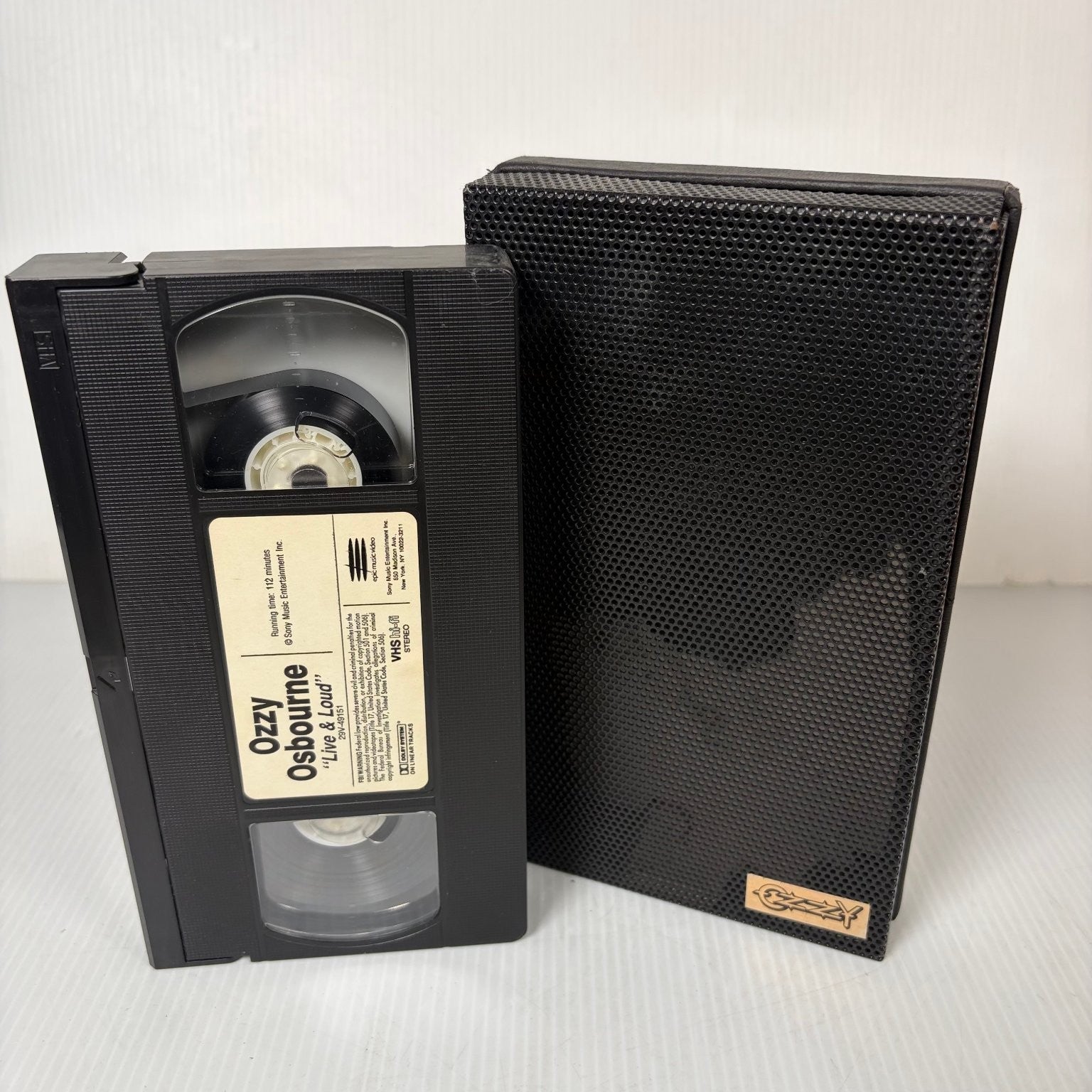 Ozzy Osbourne Live & Loud VHS 1993 Heavy Metal Concert Sony Music