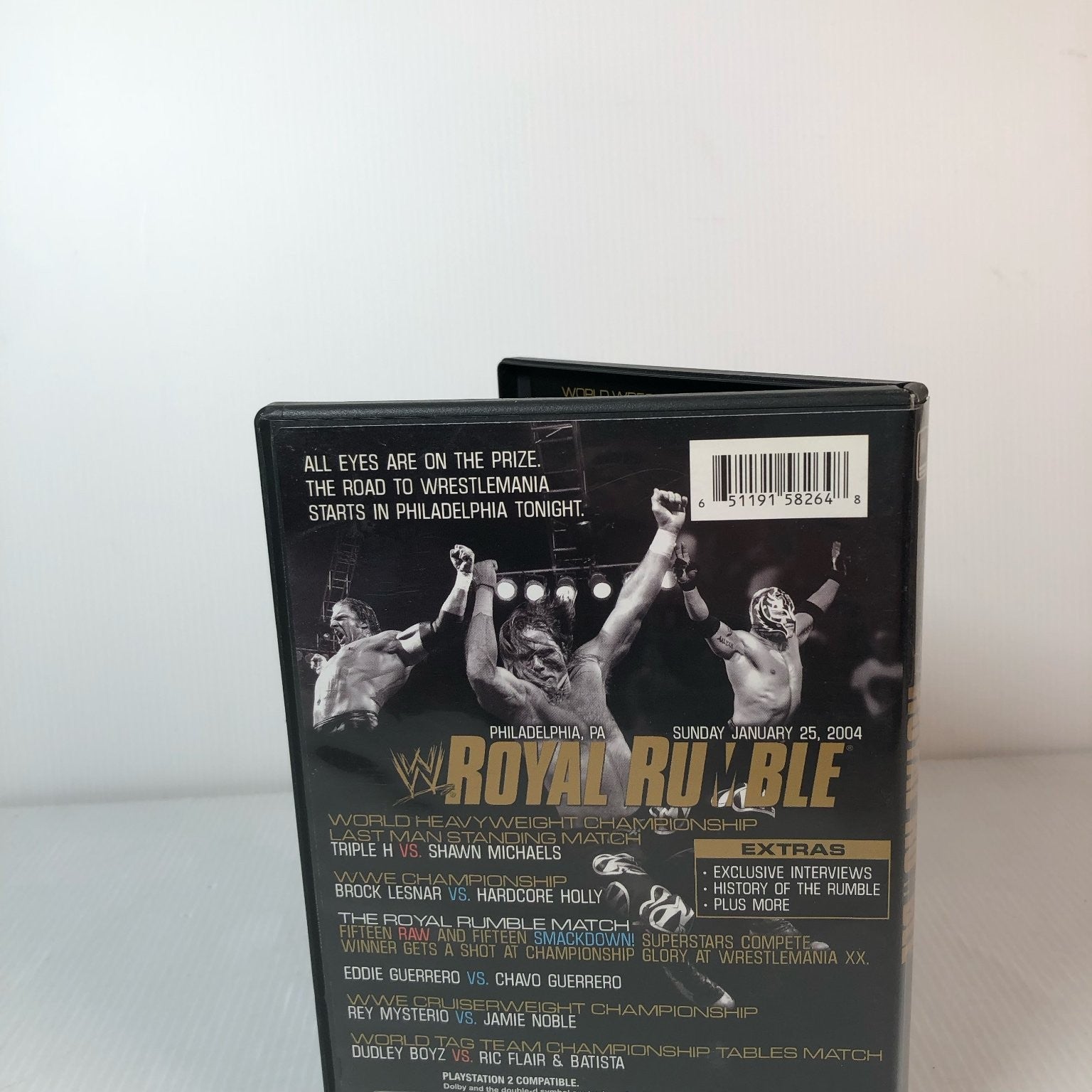 Royal Rumble 2004 DVD WWE John Cena Triple H Shawn Michaels Brock Lesnar