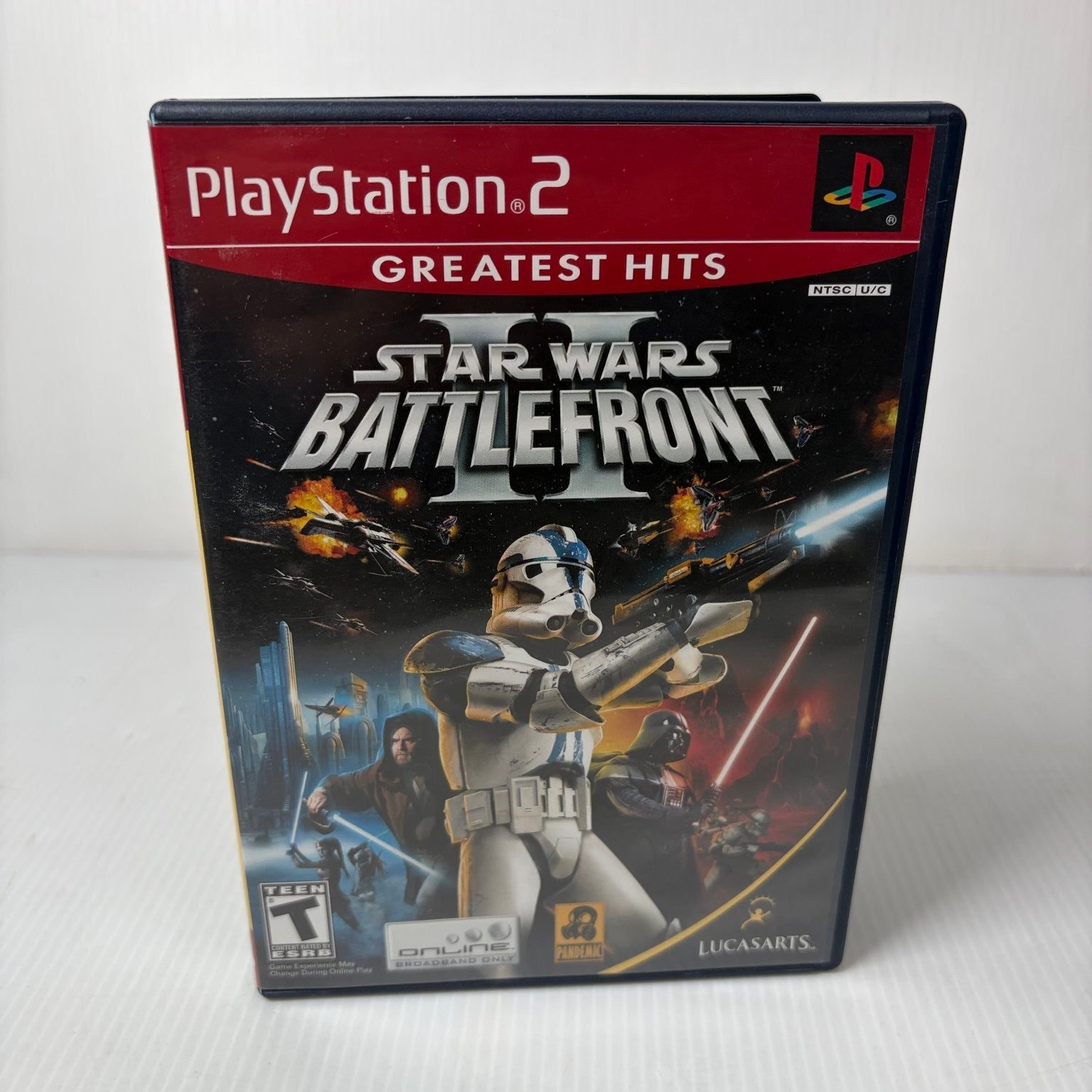 Star Wars Battlefront II Greatest Hits PlayStation 2 Video Game Complete CIB
