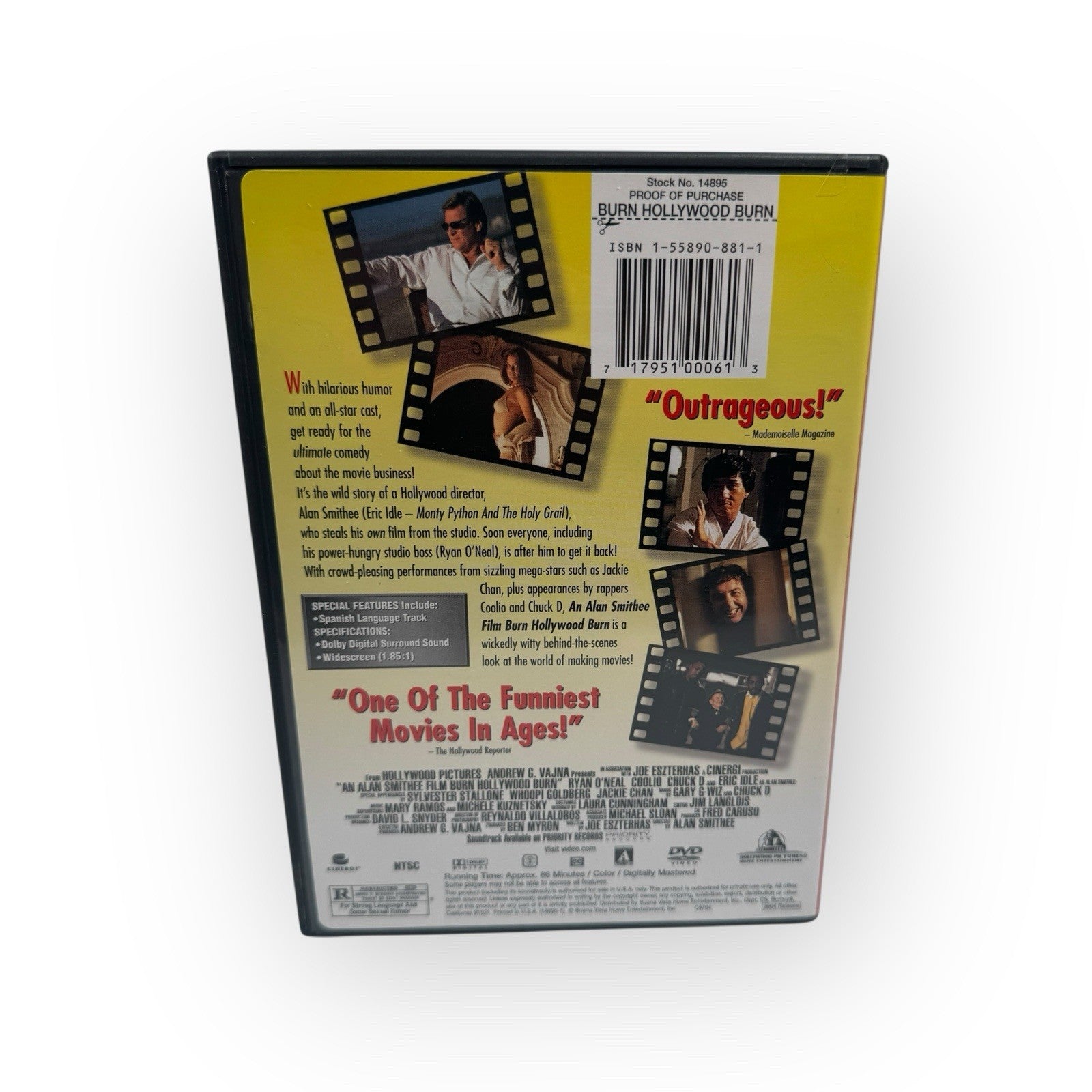 Burn Hollywood Burn (DVD, 2003) Dark Comedy with Sylvester Stallone