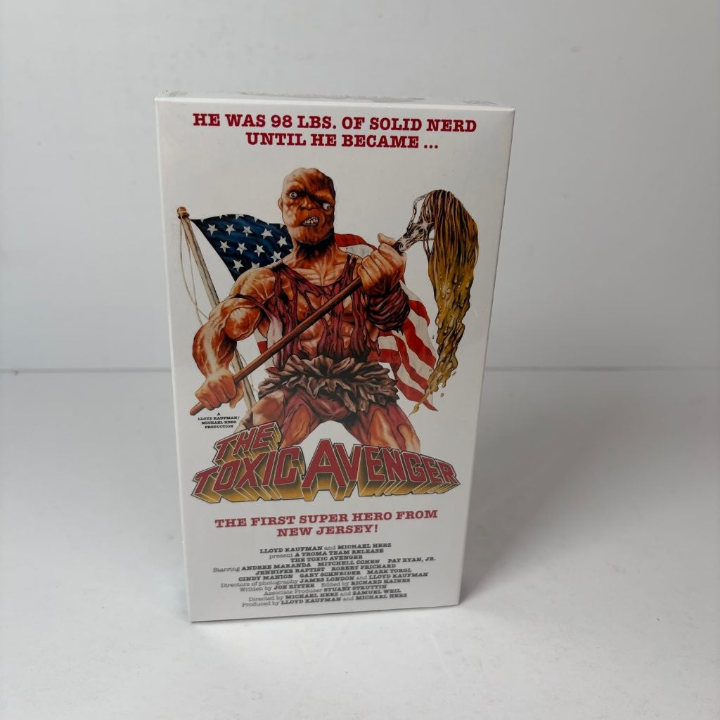 The Toxic Avenger VHS Troma Lightning Video 2026 VSD Exclusive Unrated Edition
