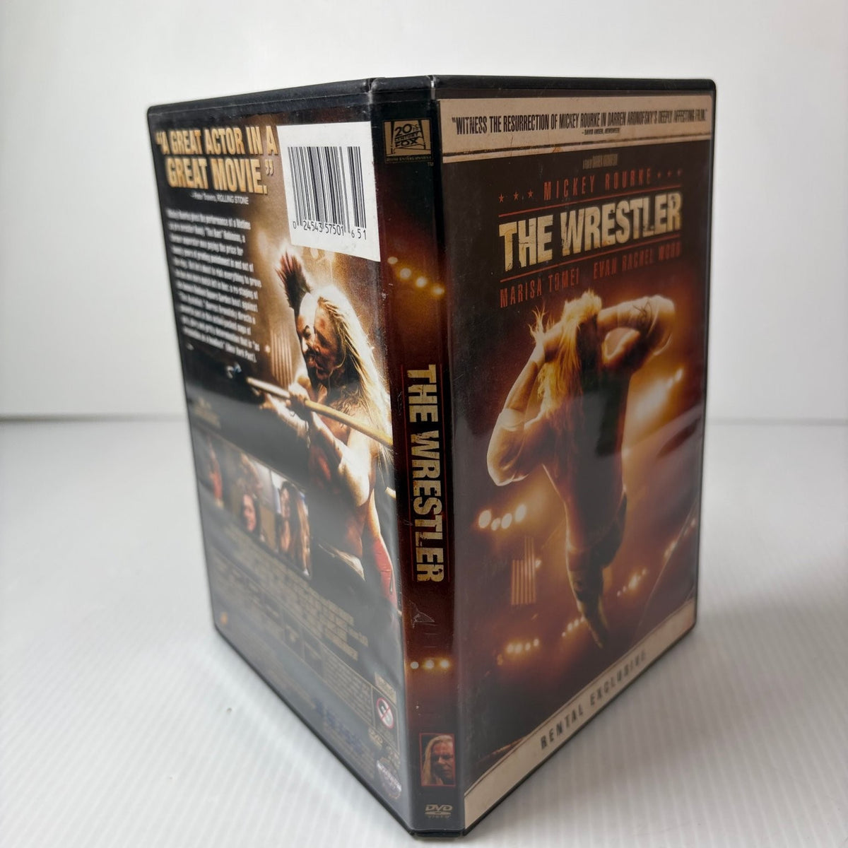 The Wrestler DVD 2008 Rental Exclusive Widescreen Mickey Rourke Darren Aronofsky
