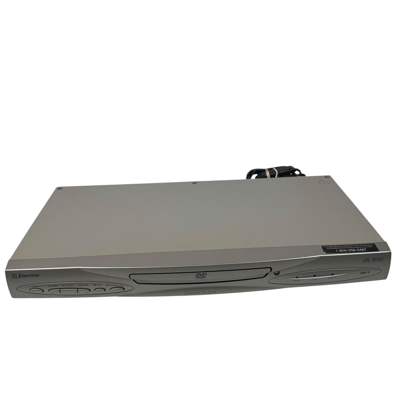 Vintage Emerson DVD Player EWD7004 Silver 2004 Model CD AV Component Retro AV