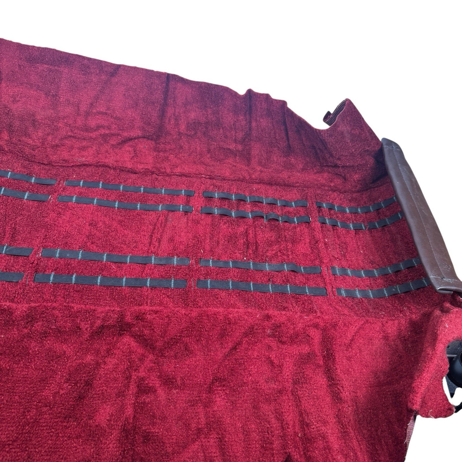 Vintage Leather Art Roll / Tool Roll With Handle