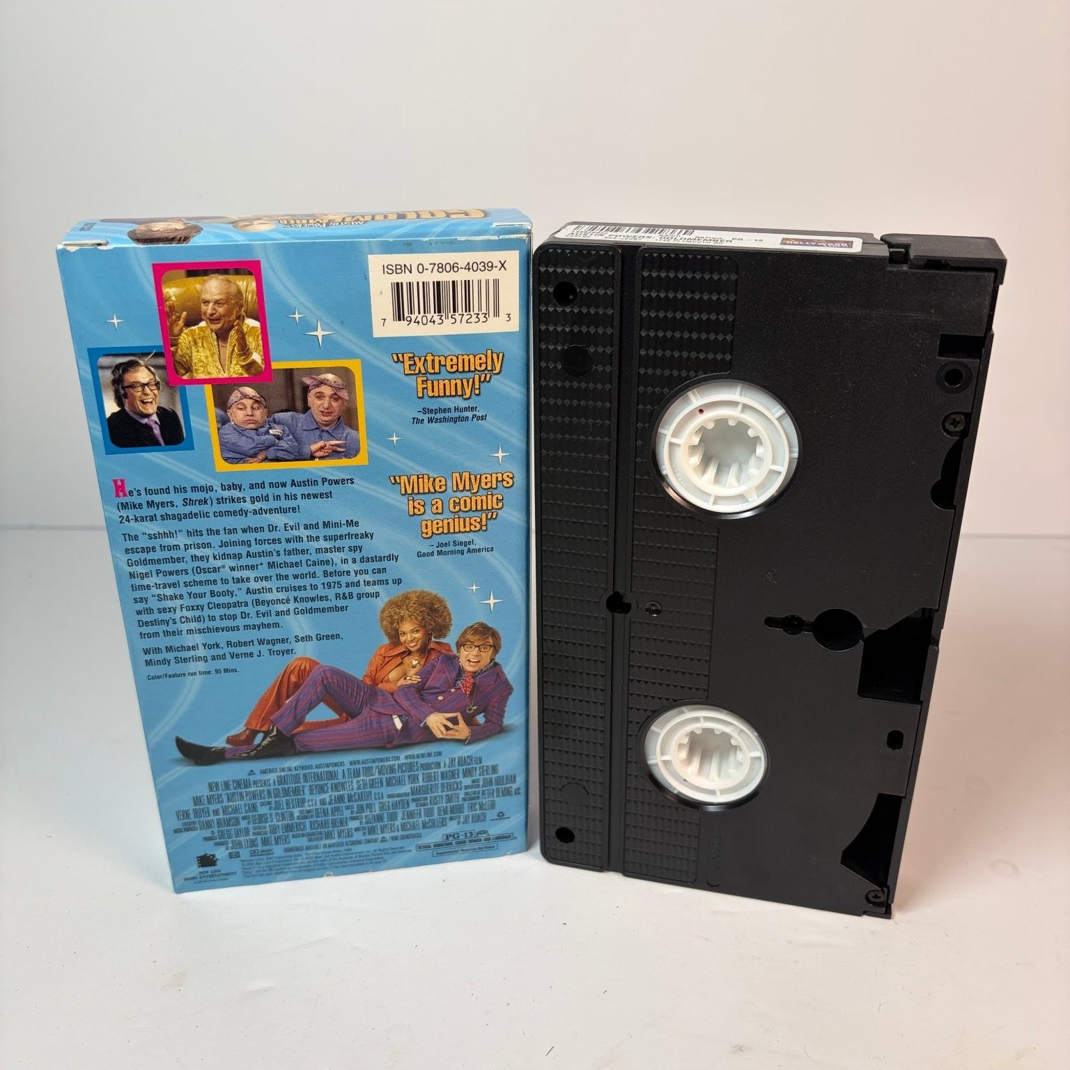Austin Powers Goldmember VHS 2002 Comedy Sci-Fi New Line Cinema Mike Myers