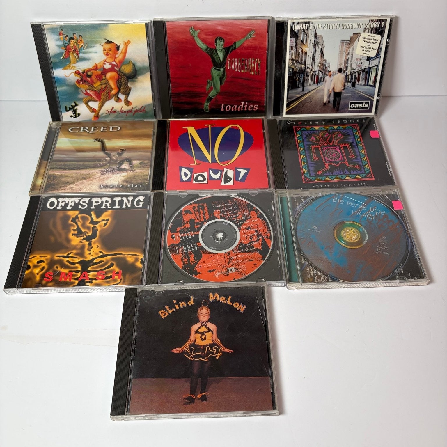 Ultimate Lot of 10x 1990s CDs Stone Temple Pilots Oasis No Doubt Offspring +More