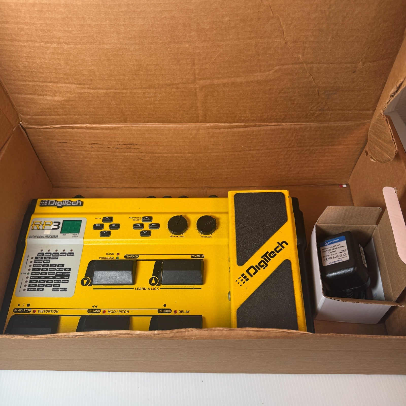 Digitech RP-3 RP3 In Box Multi Effects Unit Pedal Working Tested