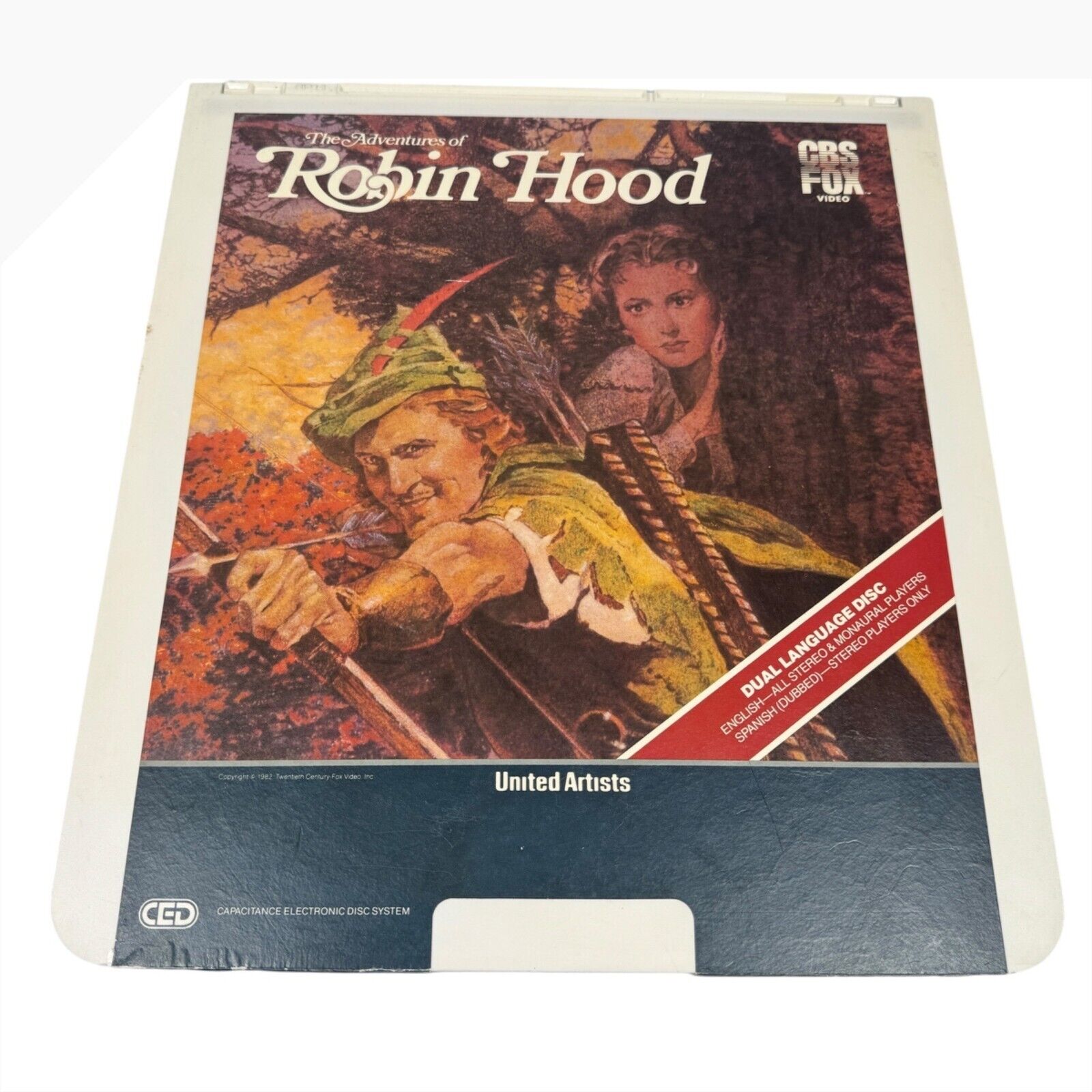 The Adventures Of Robin Hood RCA Selectavision CED Videodisc