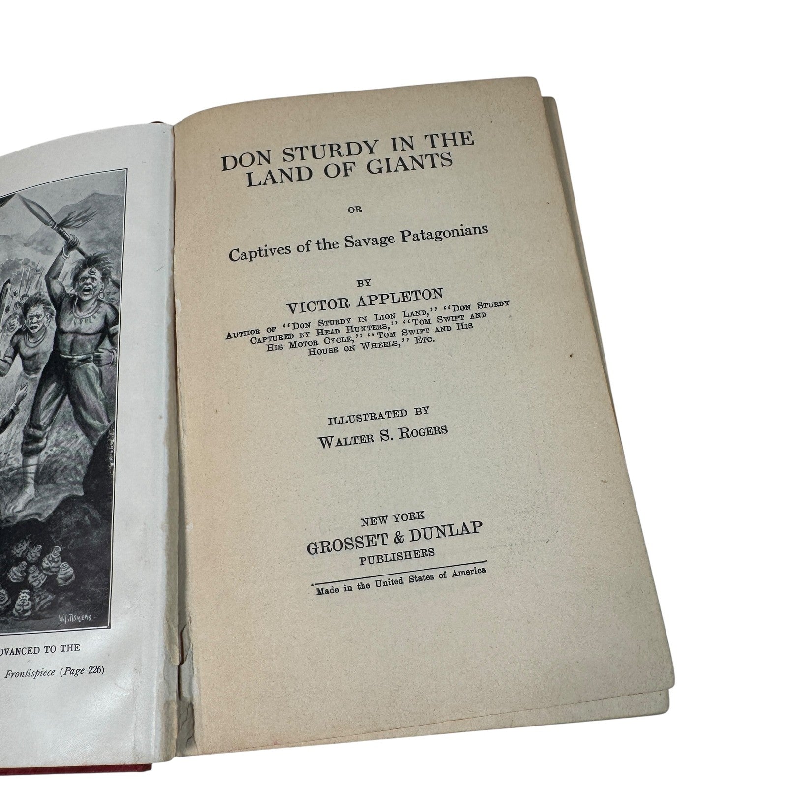 Lot of Antique 1920s 1st Print Hardcover Tom Swift & Don Sturdy Books Appleton