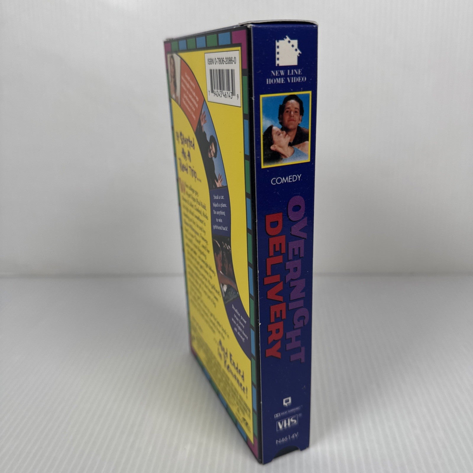 Vintage Overnight Delivery (VHS) Reese Witherspoon & Paul Rudd College Comedy