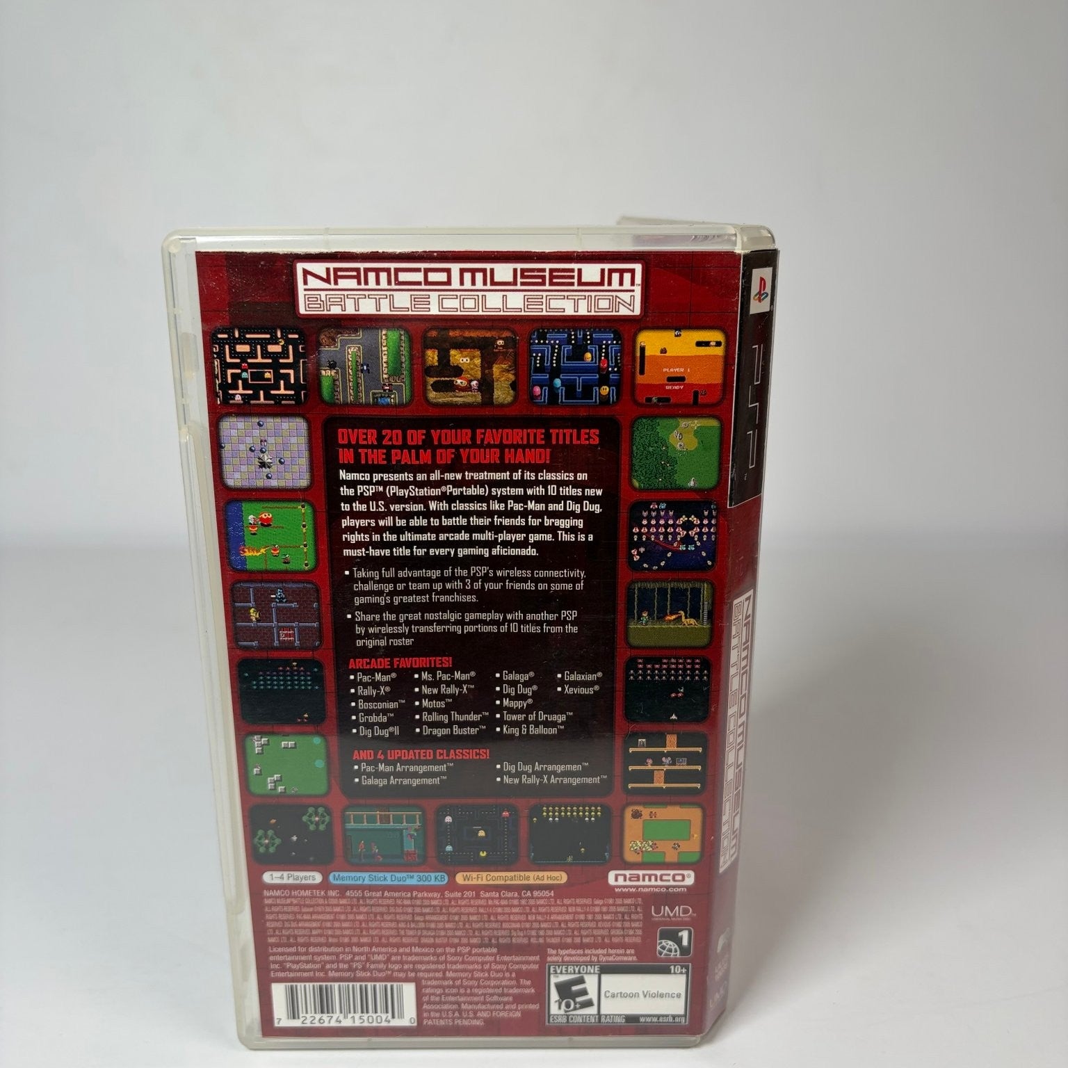 Namco Museum Battle Collection PSP Video Game Arcade Classics