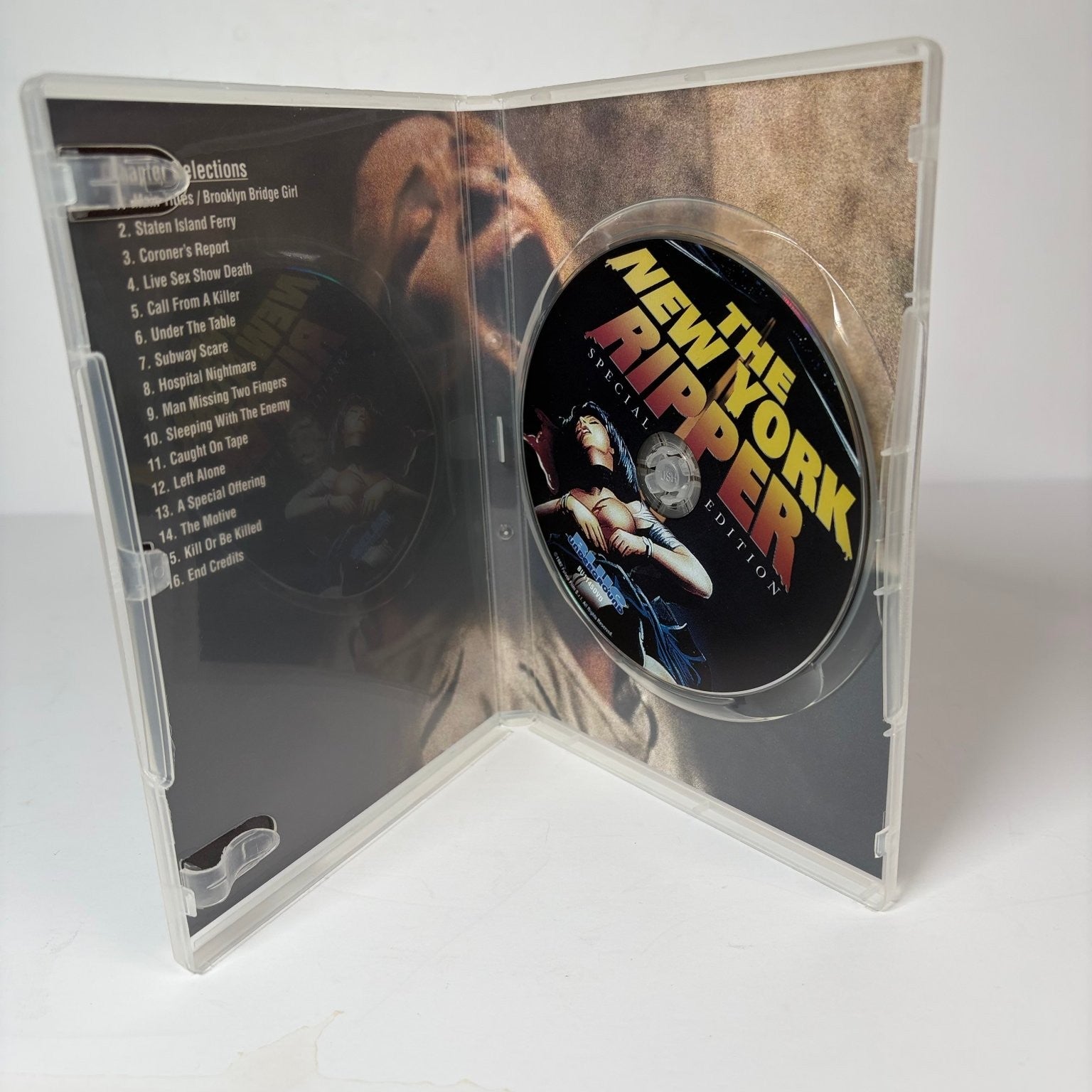 The New York Ripper DVD 1982 Special Edition Lucio Fulci Horror Blue Underground