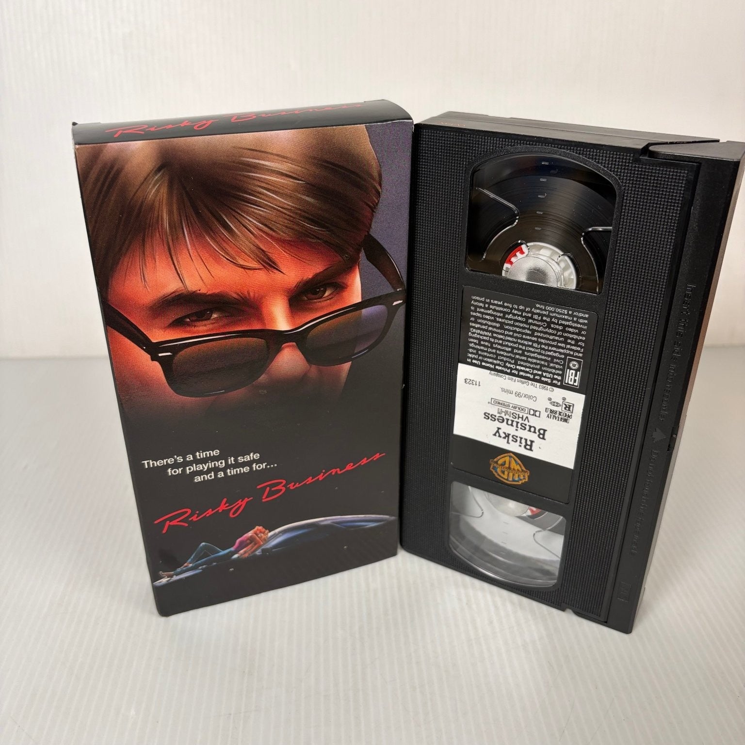 Risky Business VHS 1983 Teen Comedy Drama Warner Bros. Tom Cruise Film