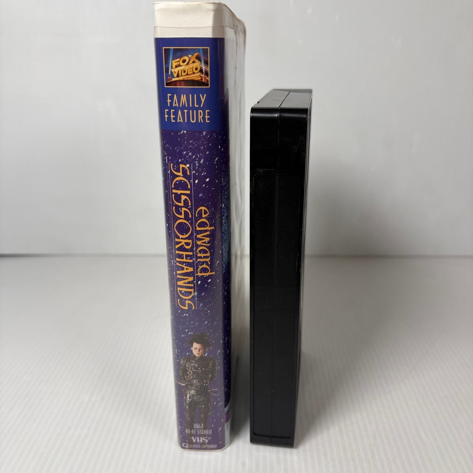 Edward Scissorhands VHS 1990 Fantasy Romance Tim Burton FoxVideo Classic