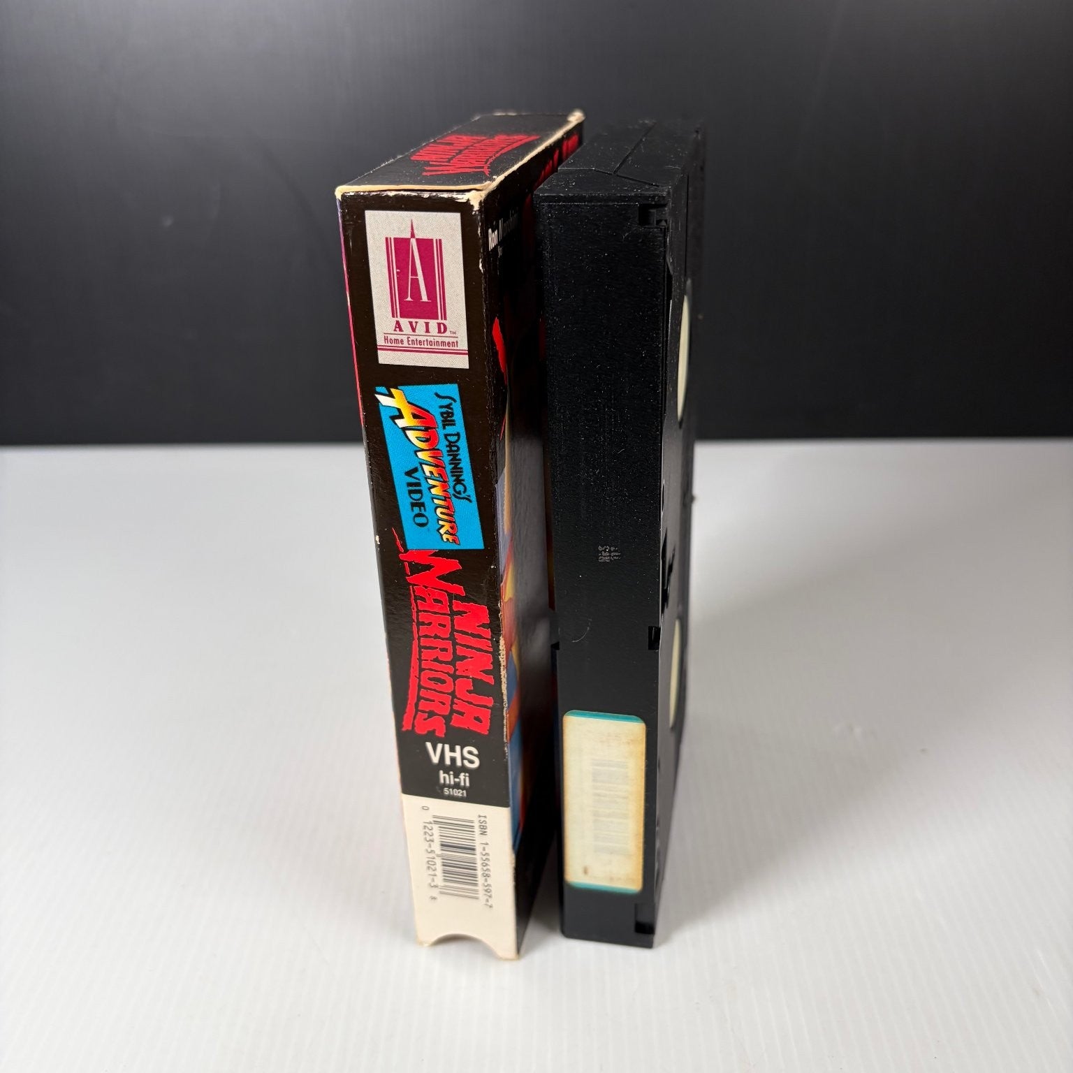 Ninja Warriors VHS 1985 Sybil Danning's Adventure Video AVID Home Ron Marchini