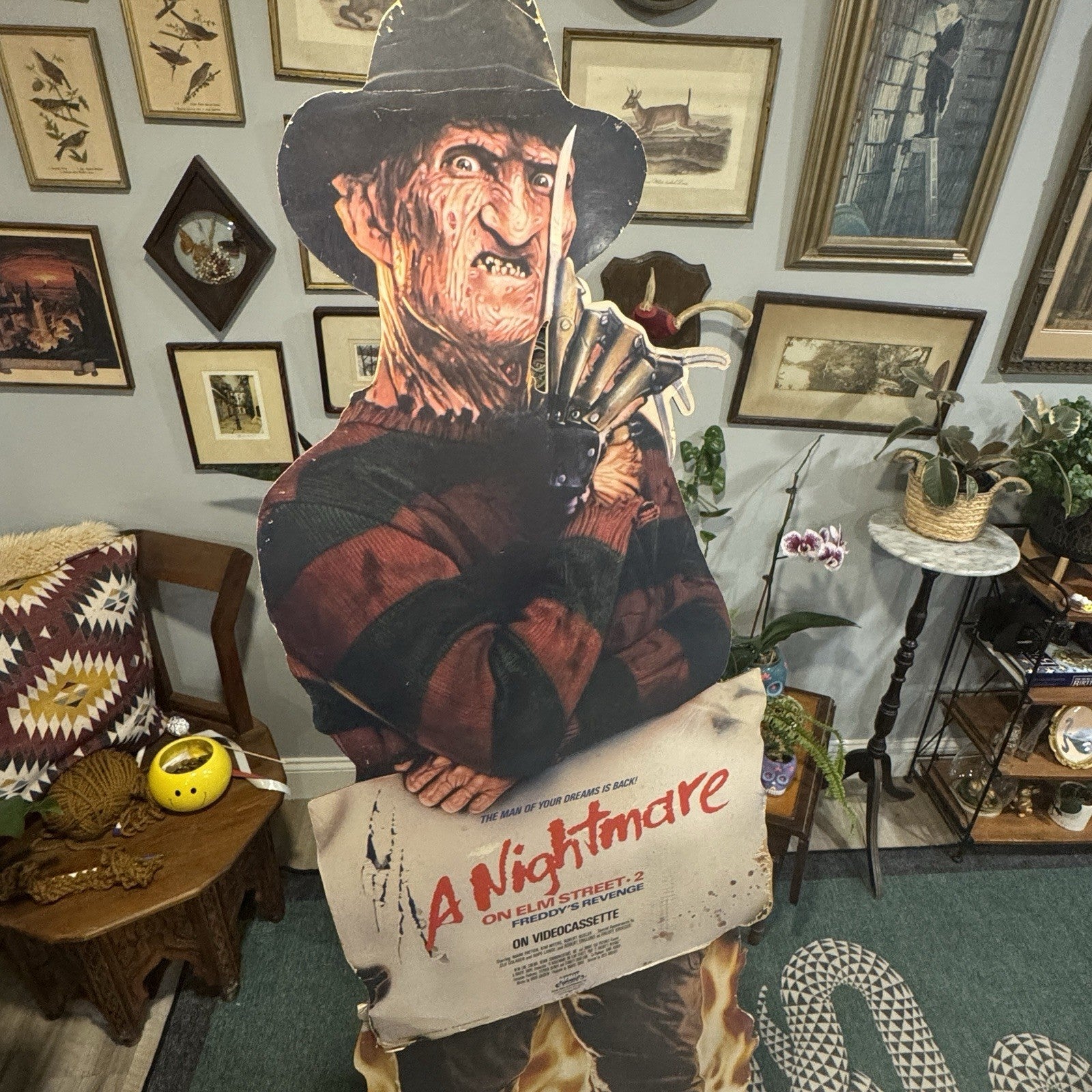 Nightmare On Elm Street 2: Freddy’s Revenge 1986 Life Size Video Store Standee