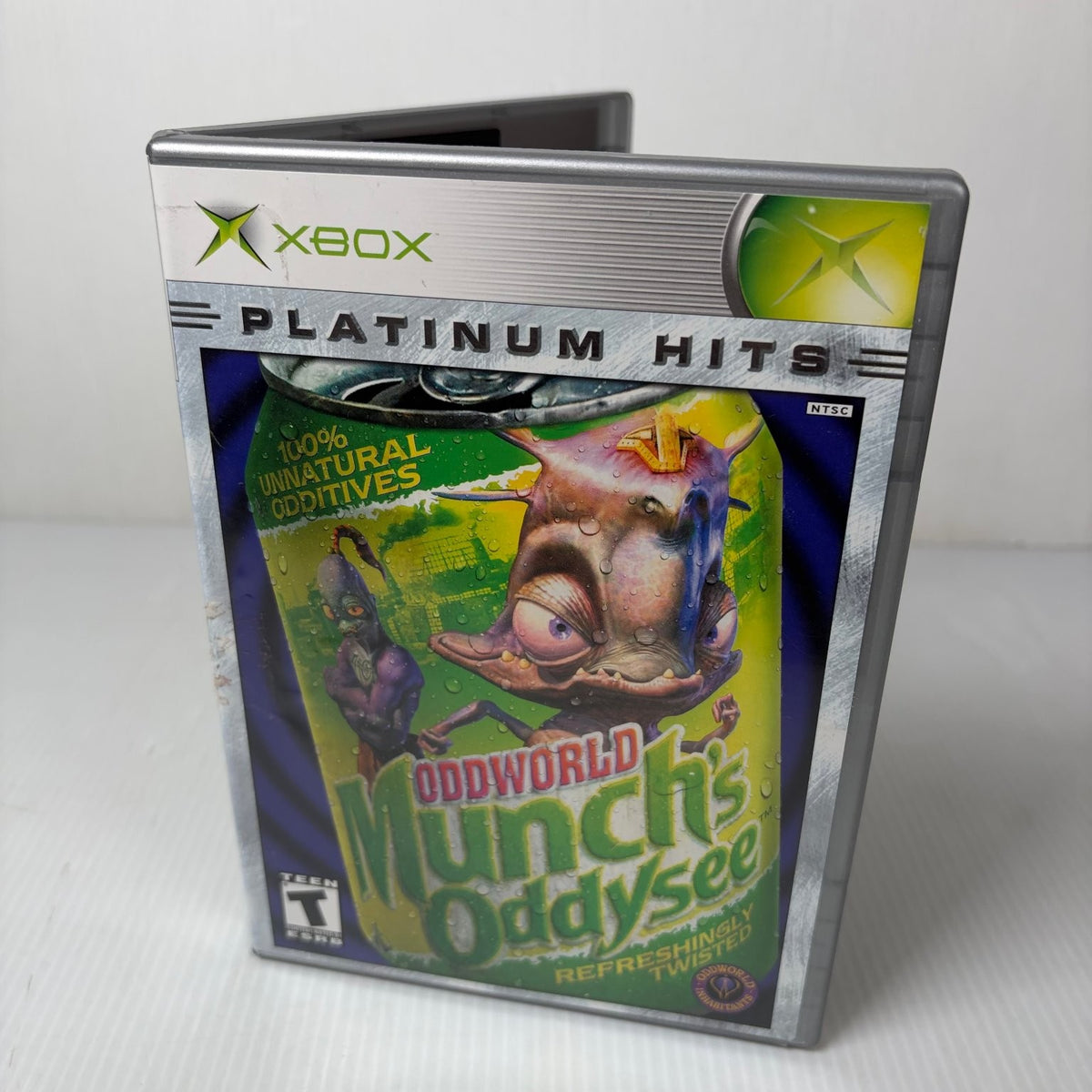 Oddworld: Munch's Oddysee Platinum Hits Xbox Video Game Complete CIB