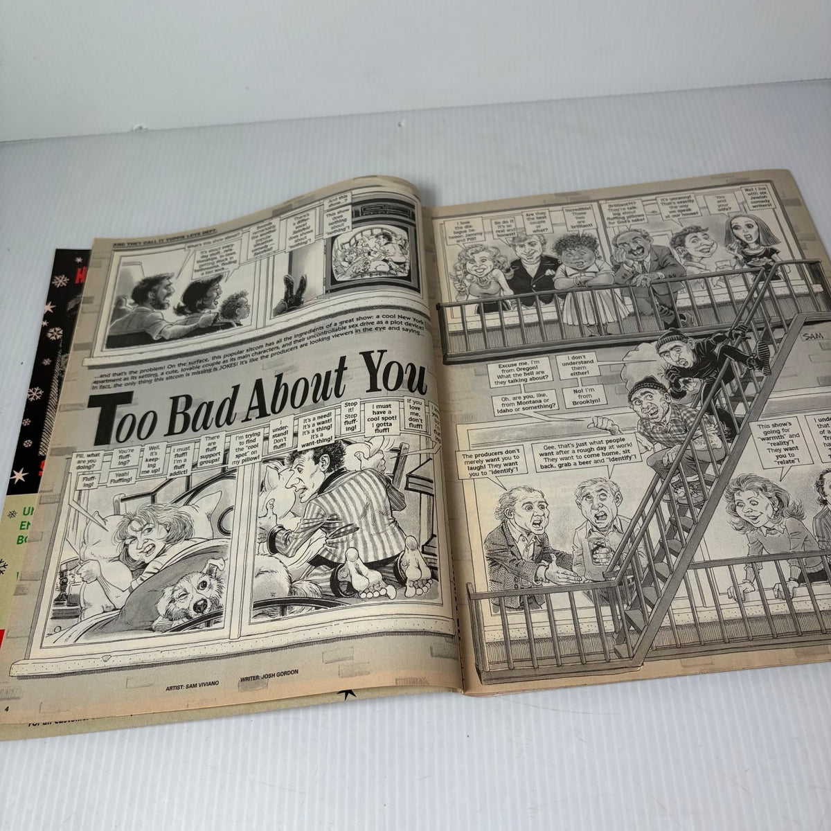 MAD Magazine January February 1996 Snowboarding Cover Issue #343 Humor