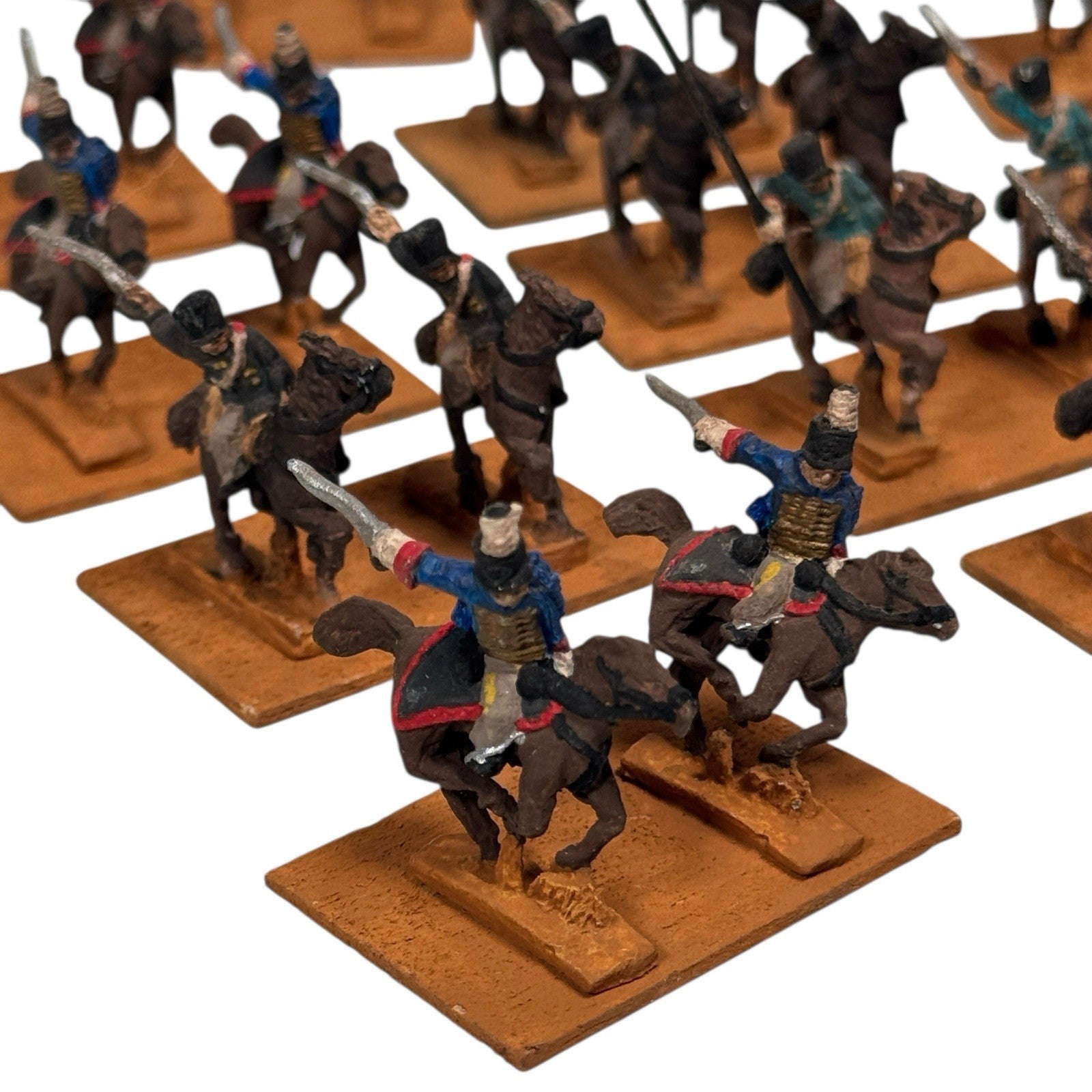 Vintage Ral Partha Colonials Lead Miniatures 15mm Some Painted And Some Sealed