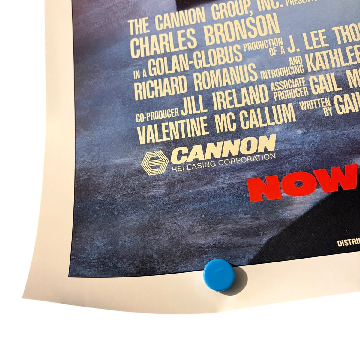 Vintage Murphy's Law 1986 One-Sheet Movie Poster Charles Bronson Action 27"x40"