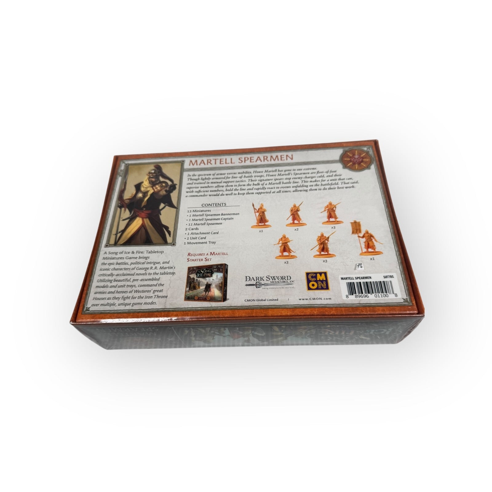 Martell Spearmen A Song of Ice & Fire Miniatures ASOIAF CMON Game of Thrones RPG