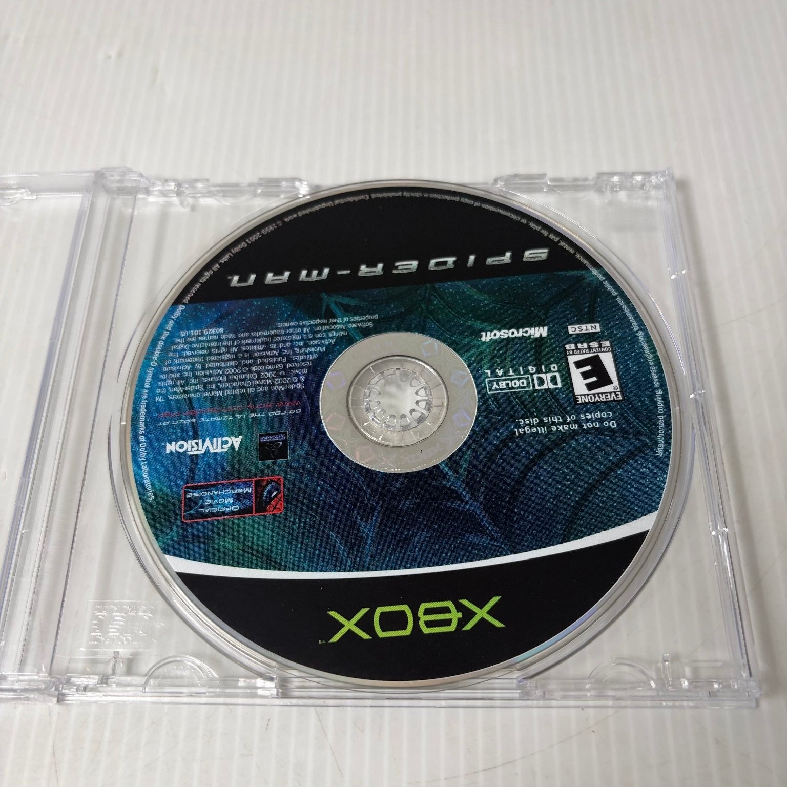 Spider-Man Xbox Video Game Activision Marvel Action Adventure DISC ONLY