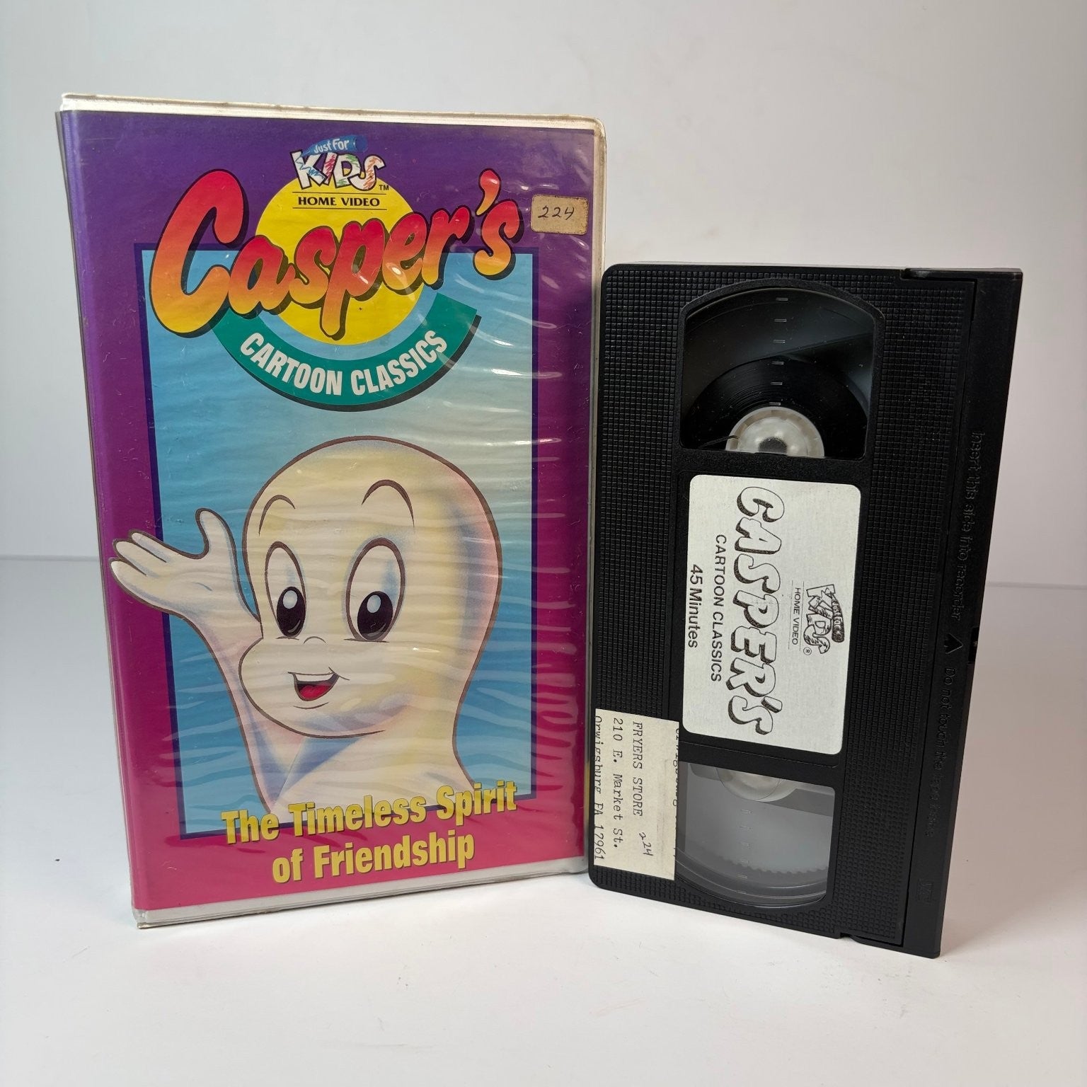 Casper's Cartoon Classics VHS 1993 Animation KRS Home Video