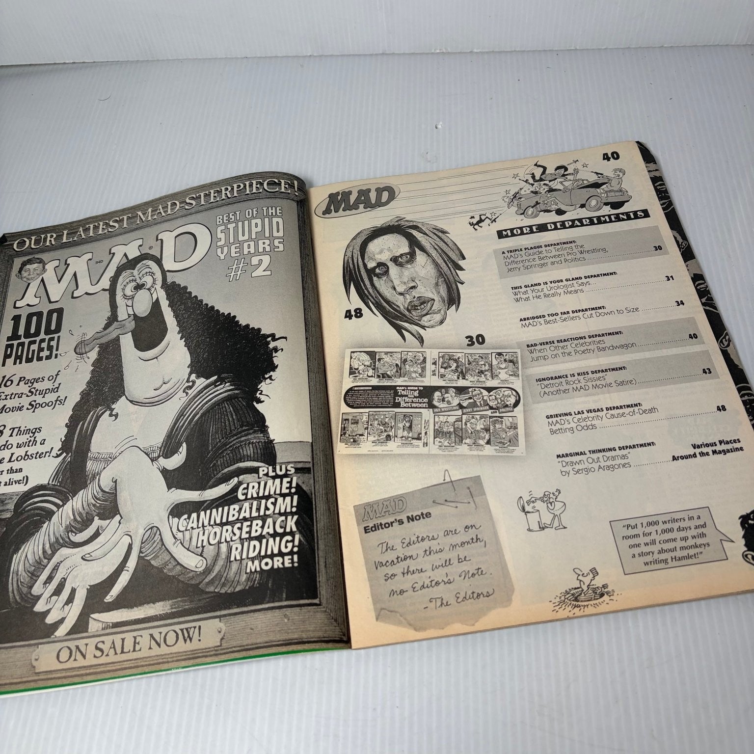 MAD Magazine September 1999 Phantom Menace Darth Maul Parody Humor