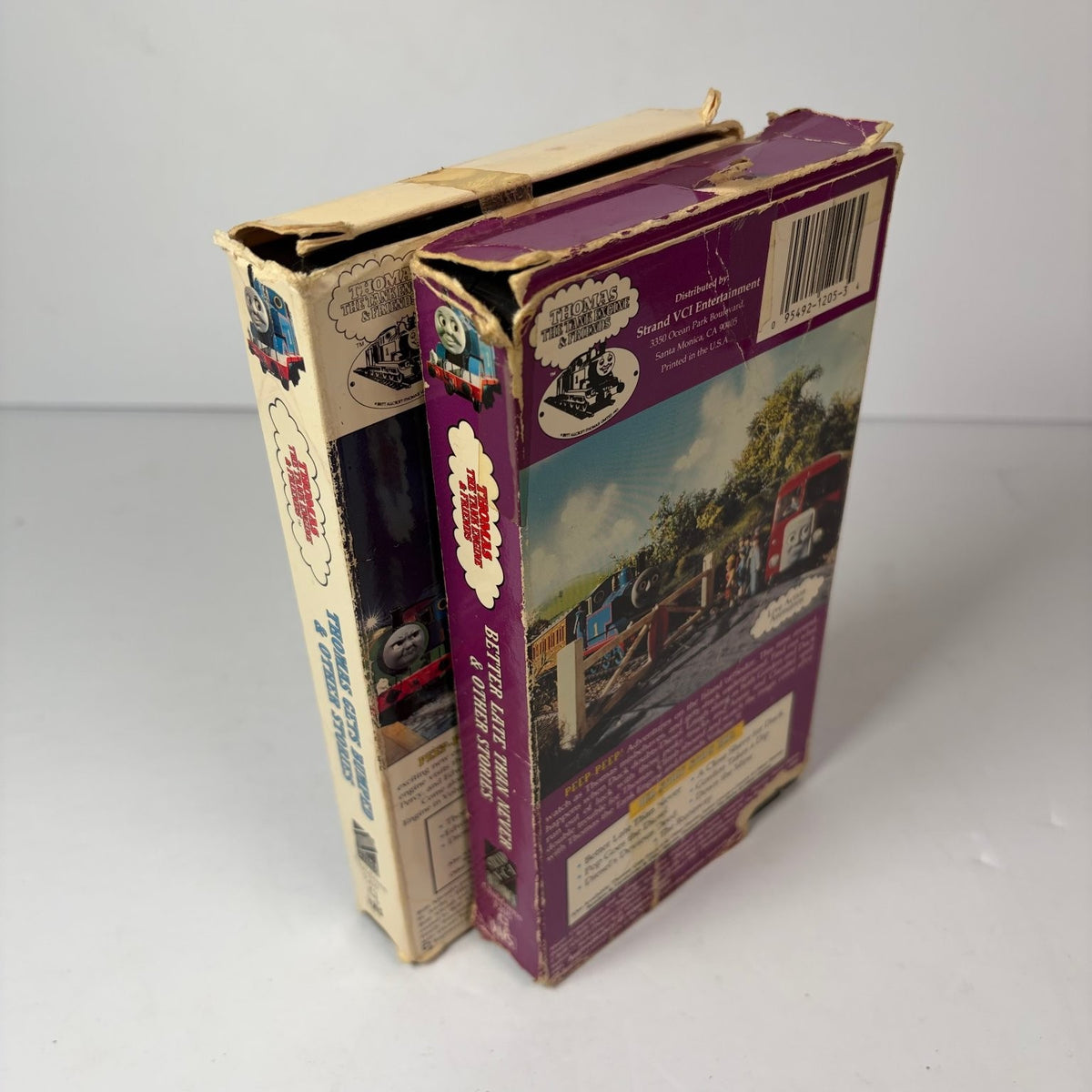 Thomas The Tank Engine & Friends VHS Lot of 2 1991 Kids Family Britt Allcroft