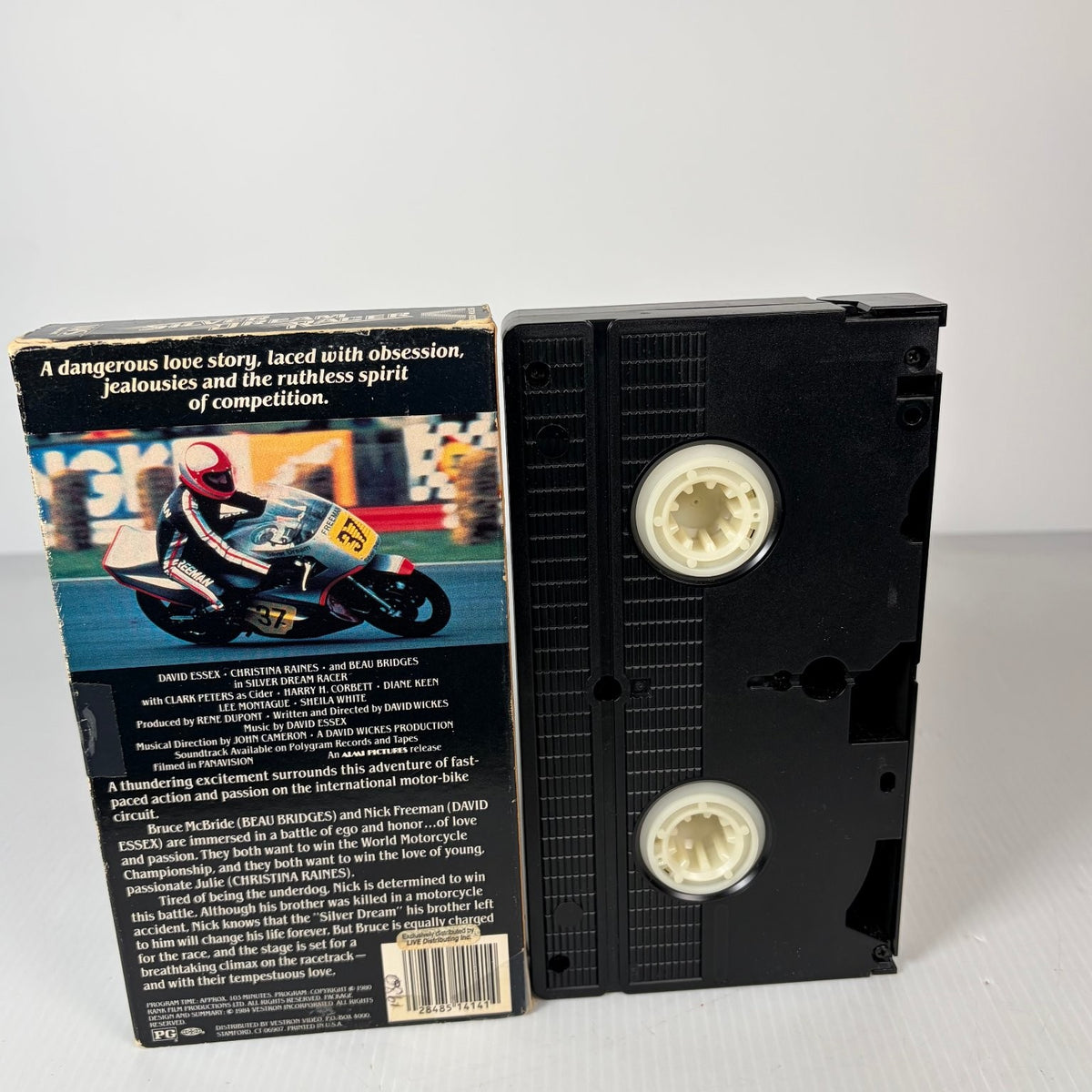 Silver Dream Racer VHS 1980 Drama David Essex Beau Bridges Vestron Video