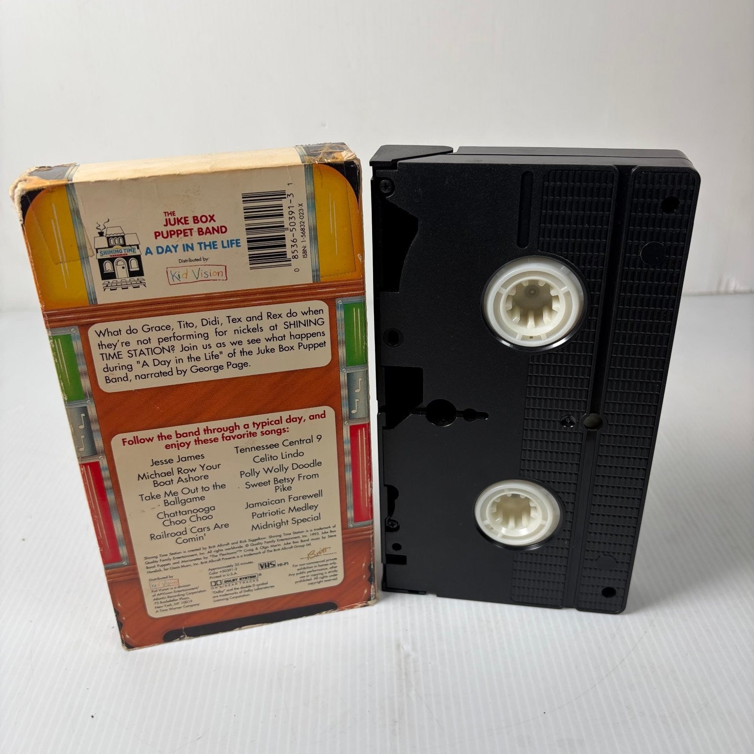 Shining Time Station: Juke Box Puppet Band VHS 1990 Children's Musical Kid