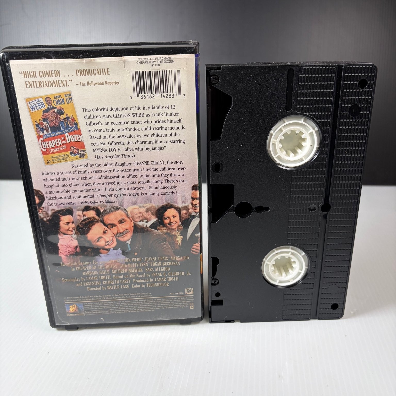Cheaper by the Dozen VHS 1950 Family Comedy Studio Classic 20th Century Fox