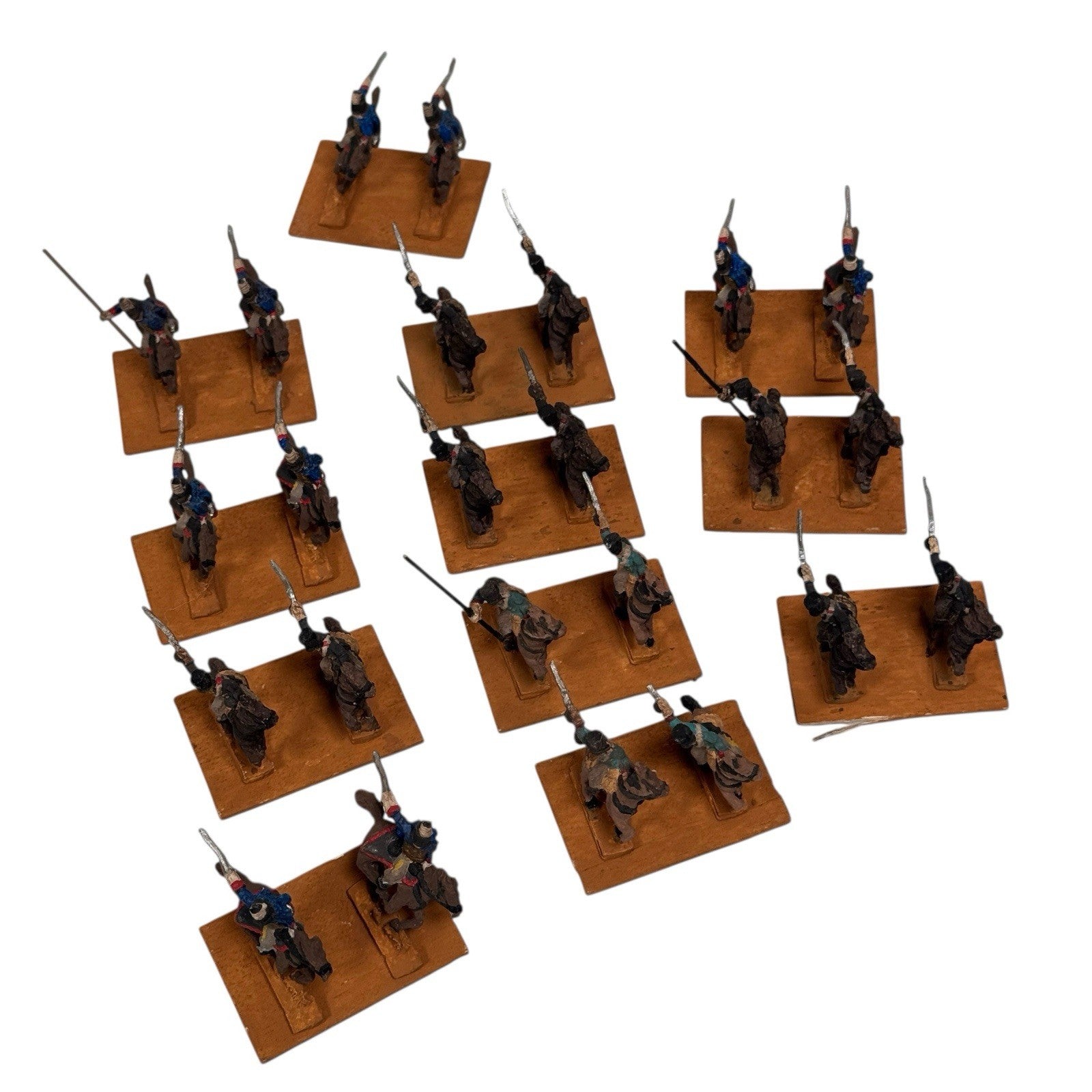 Vintage Ral Partha Colonials Lead Miniatures 15mm Some Painted And Some Sealed