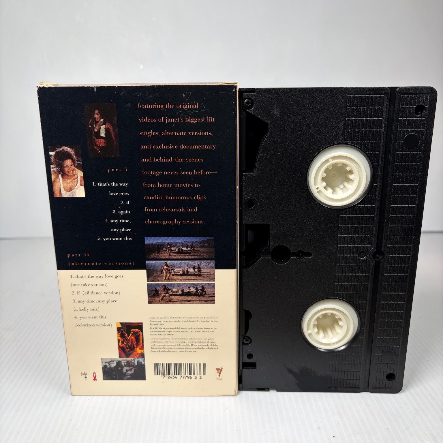 Janet. VHS 1994 Music Video Pop R&B Documentary Virgin Records Hi-Fi
