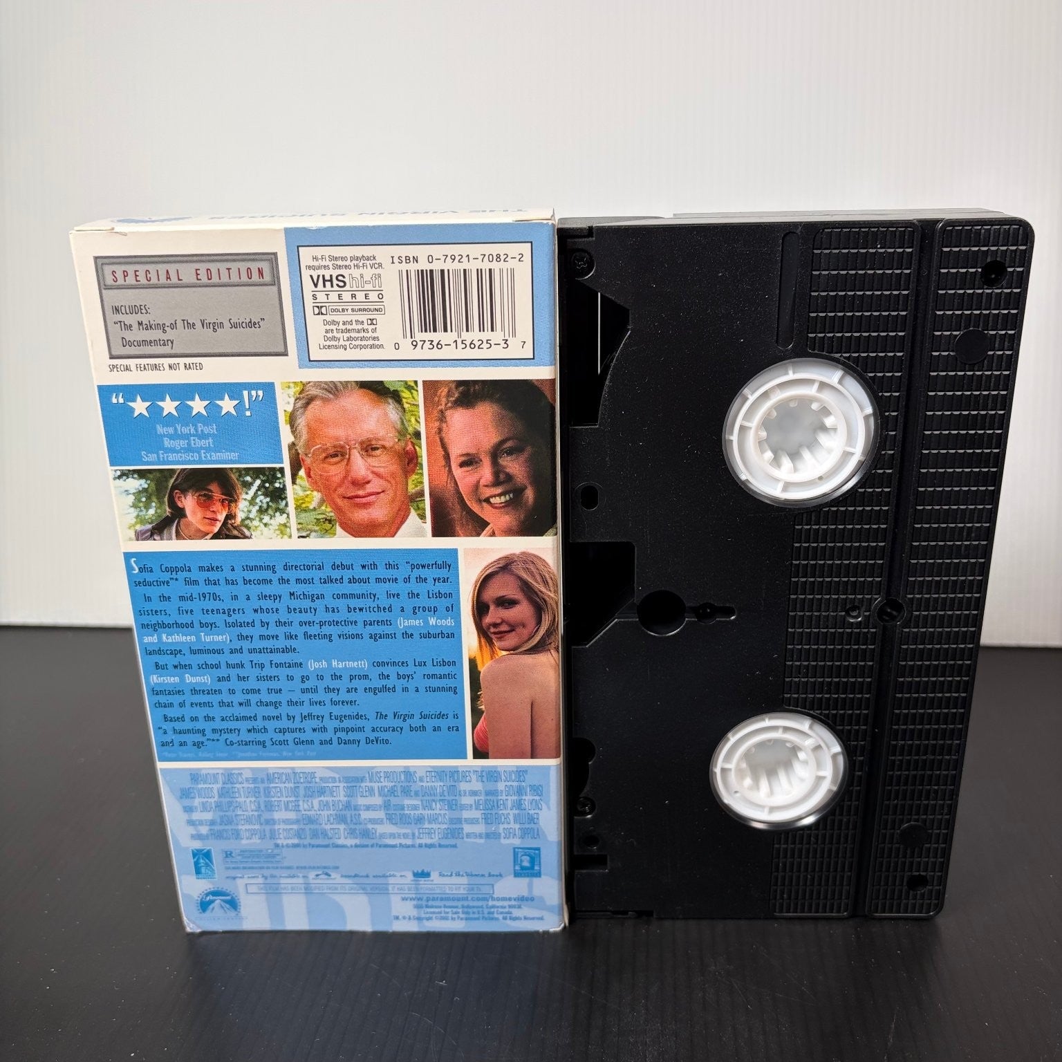 The Virgin Suicides VHS 1999 Drama Special Edition Paramount