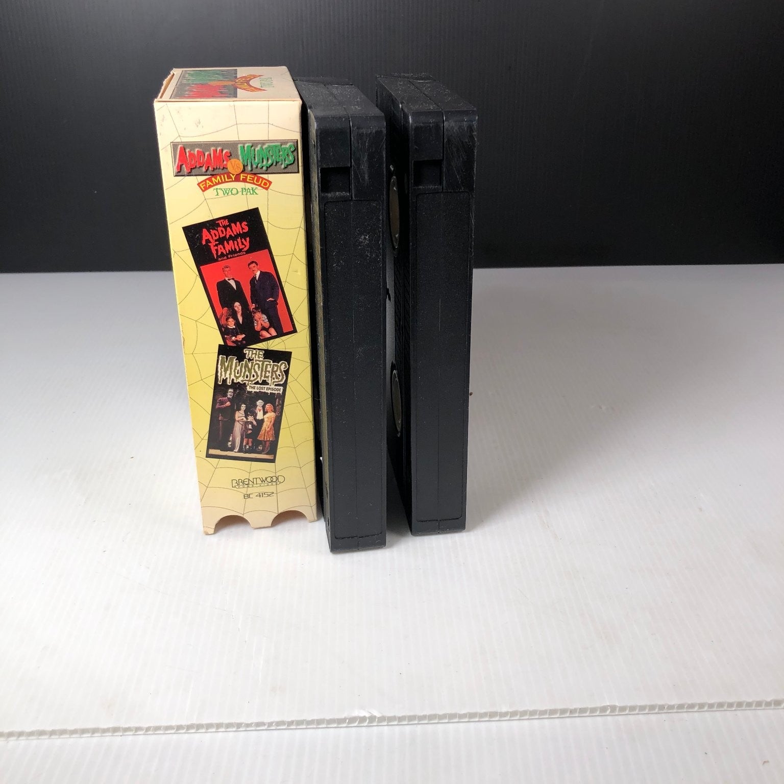 Addams vs Munsters Family Feud VHS 1994 Comedy Two Pak Brentwood