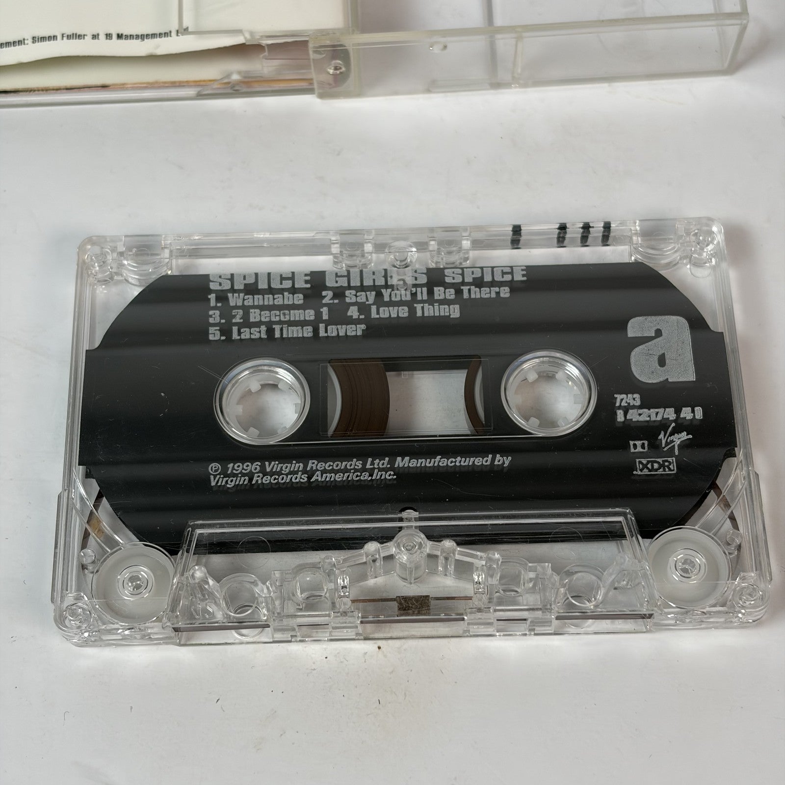 Spice Girls - Spice Cassette Tape Album 1996 Virgin Records Pop Music 90s