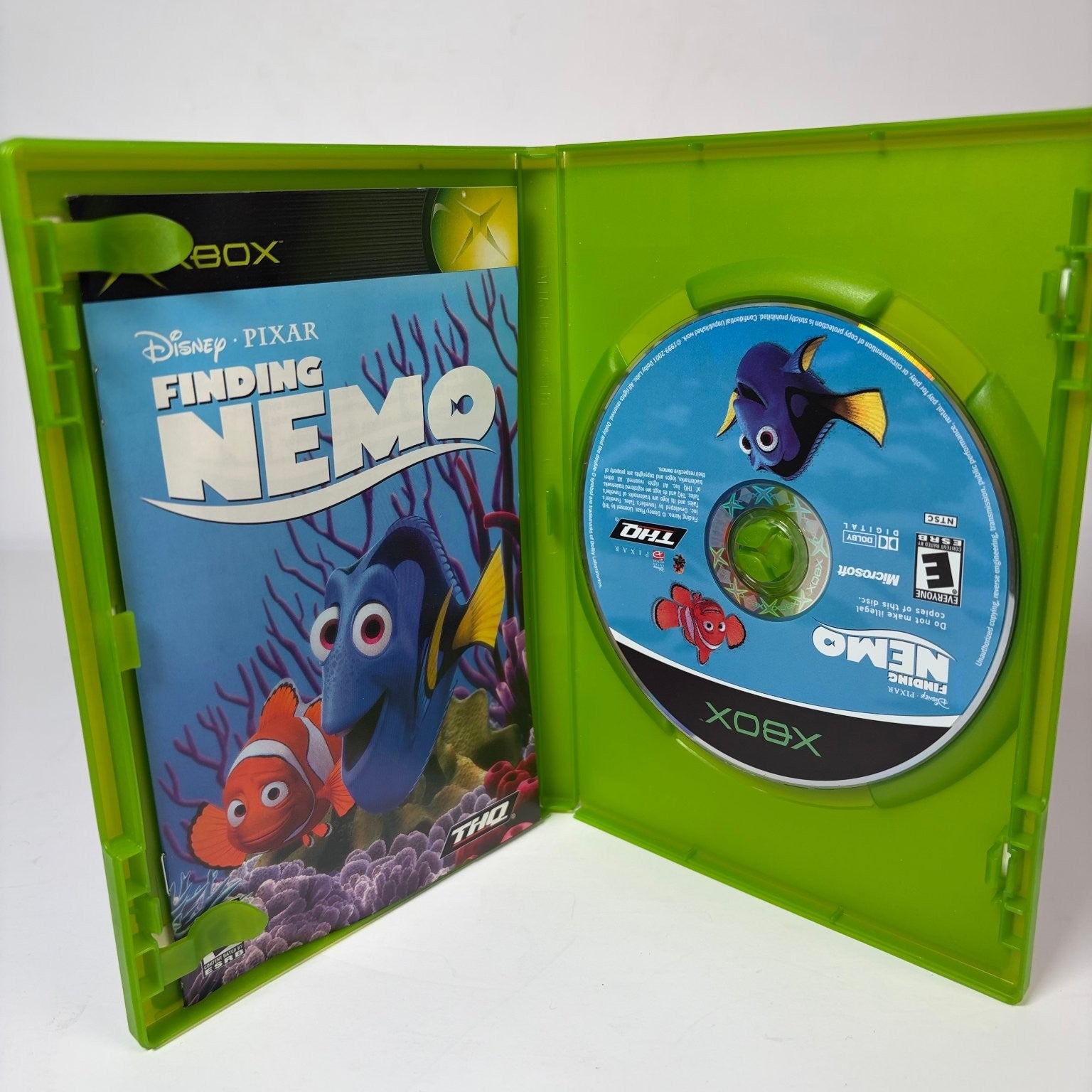 Disney Pixar Finding Nemo Xbox Video Game Adventure Family Complete