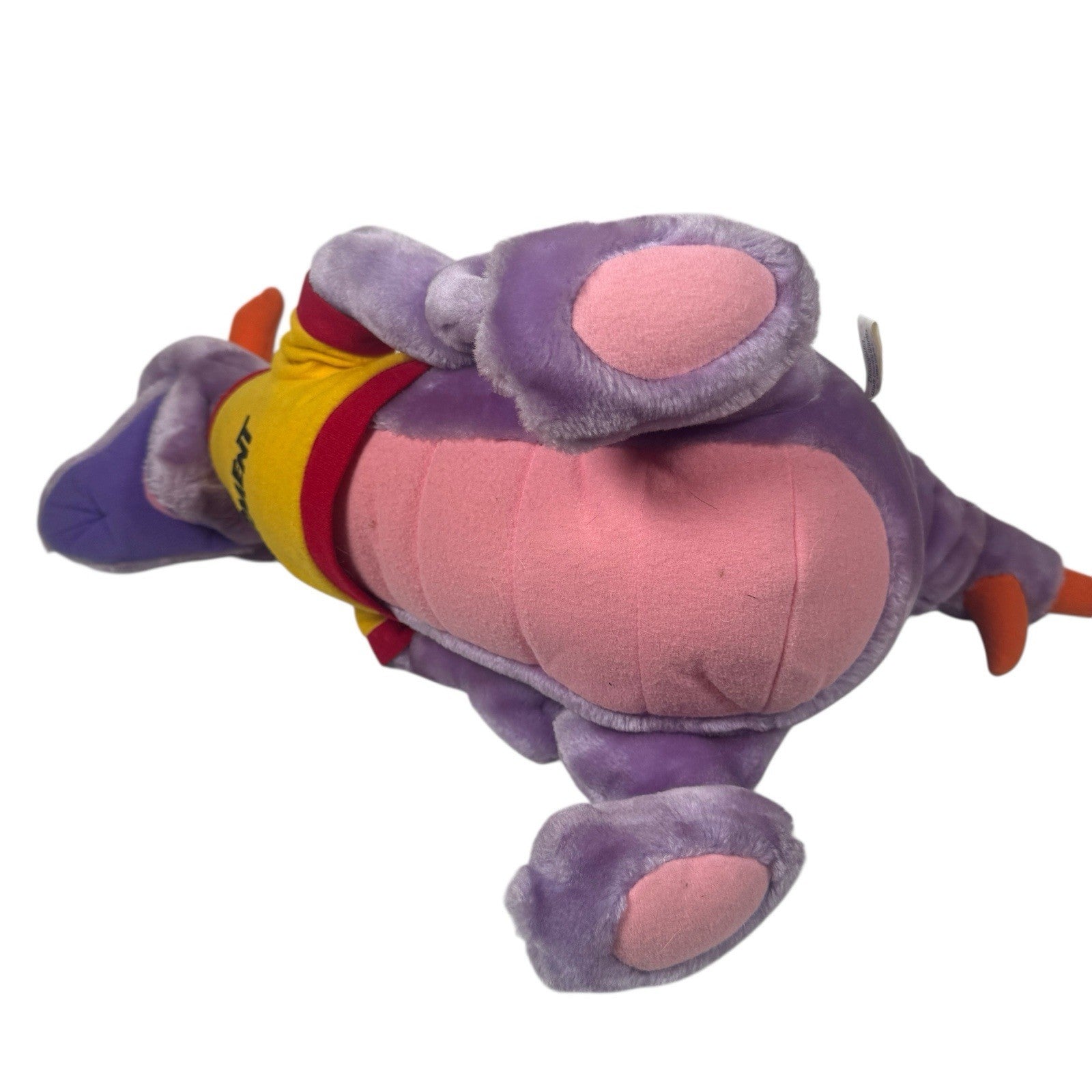Vintage 1982 Disney World Epcot Center Figment Dragon 18" Stuffed Plush w/shirt