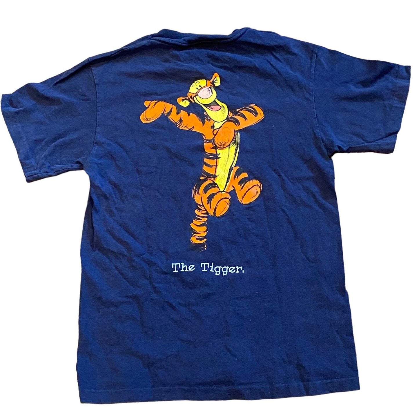 VTG Disney Store Tigger T-Shirt Size Small Single Stitch