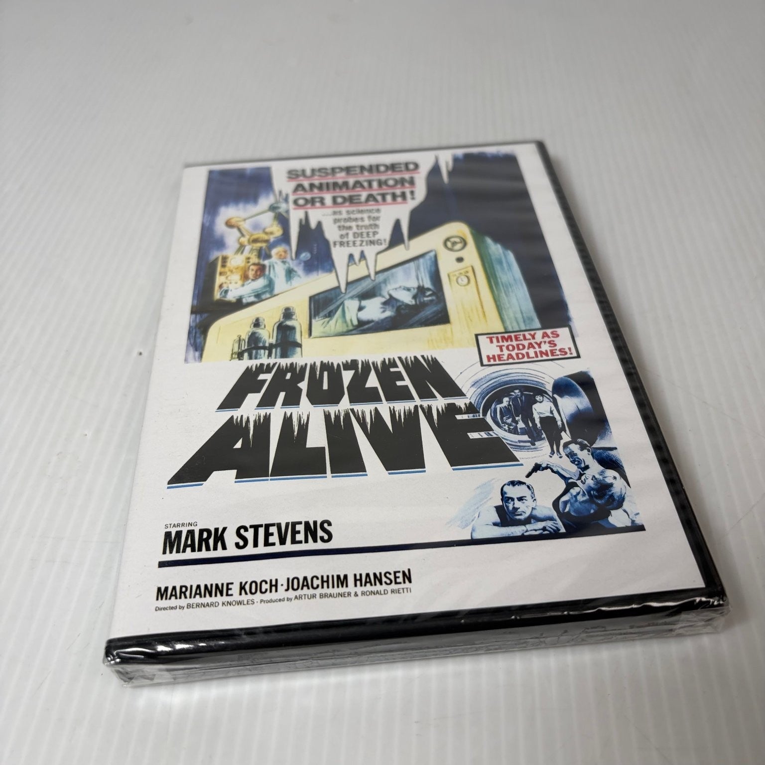 Frozen Alive DVD 1964 Mark Stevens Bernard Knowles Suspended Animation Sci-Fi