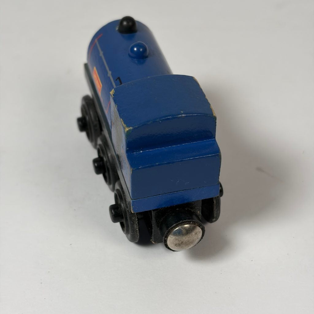 Thomas & Friends Wooden Railway Wilbert Learning Curve Blue Tank Engine Train