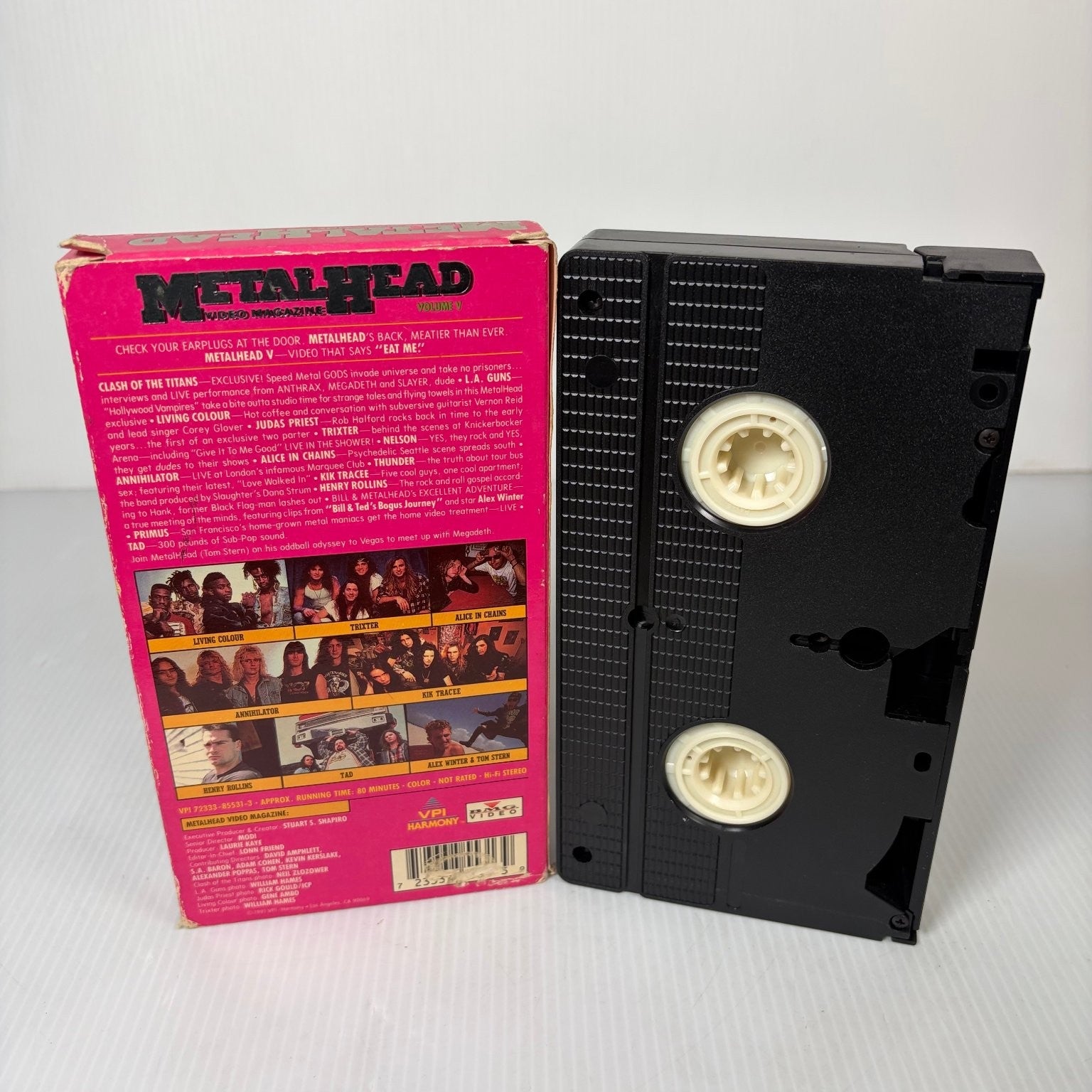 Metalhead Video Magazine Vol V VHS 1991 Metal Anthrax Megadeth Slayer VPI
