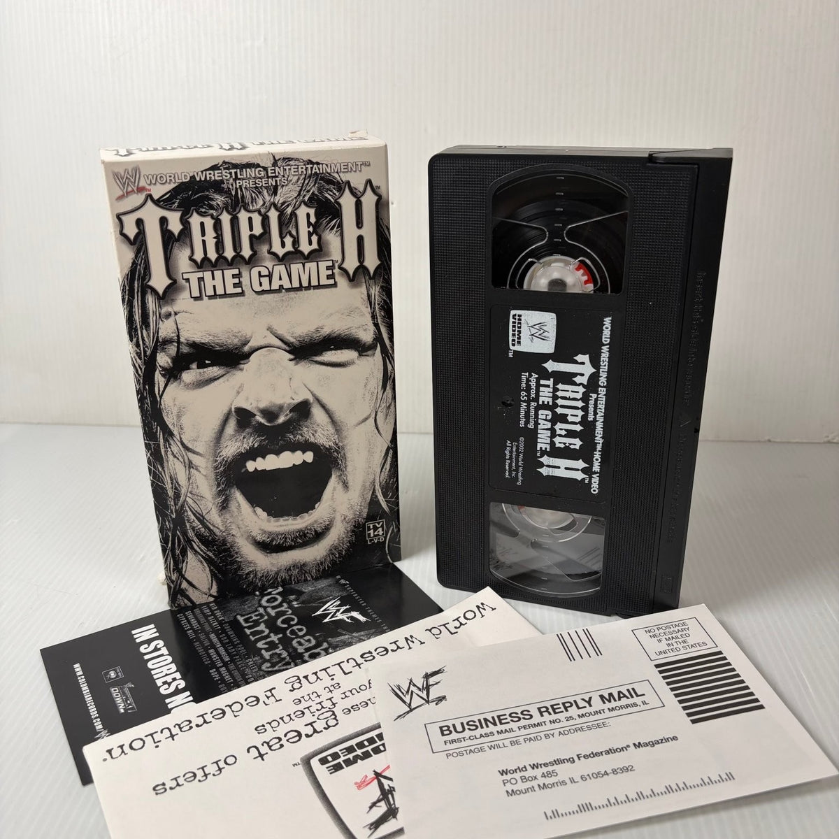Triple H The Game VHS 2002 Wrestling Sports Entertainment WWE