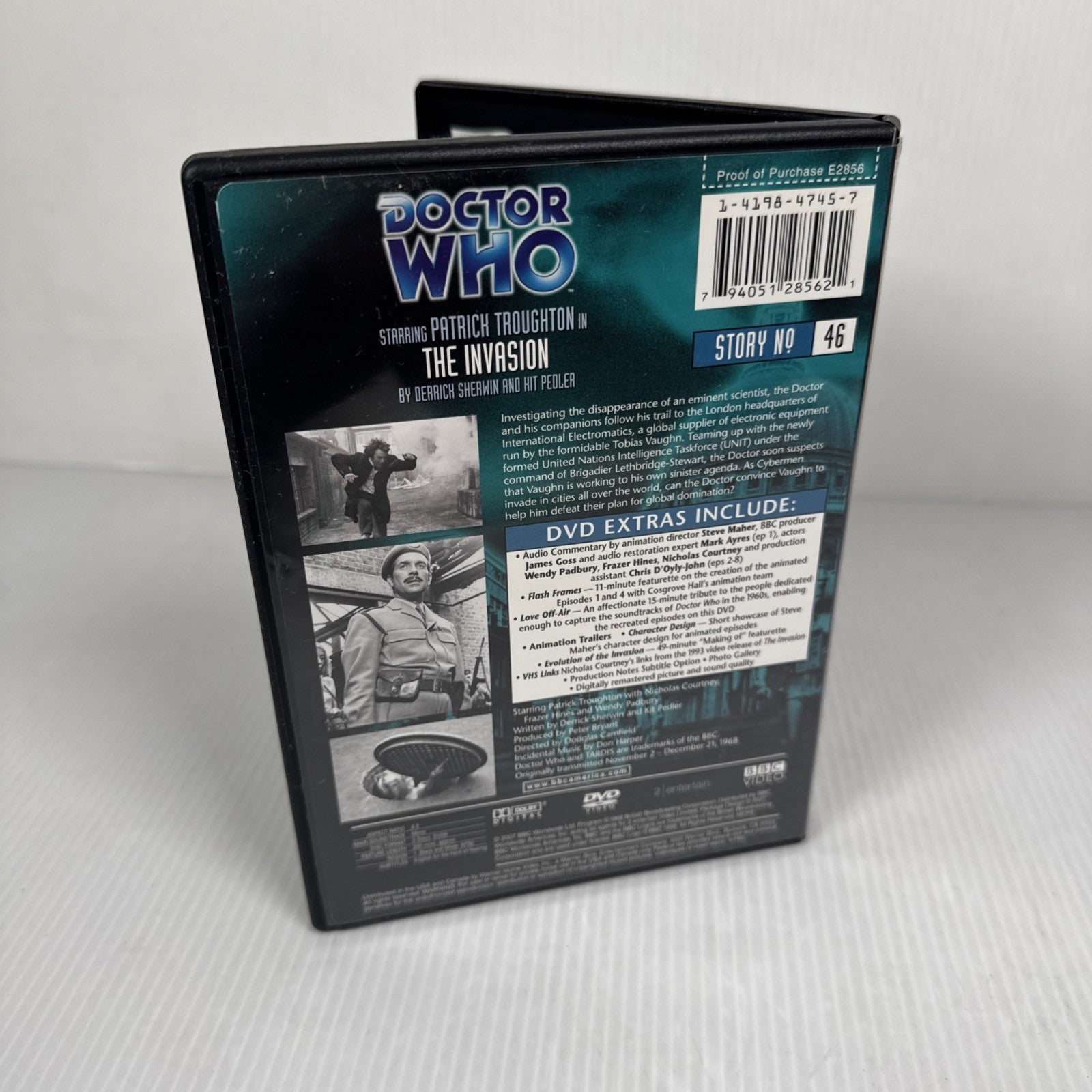 Doctor Who - The Invasion (DVD, 2007, 2-Disc Set)  Patrick Throughton Years