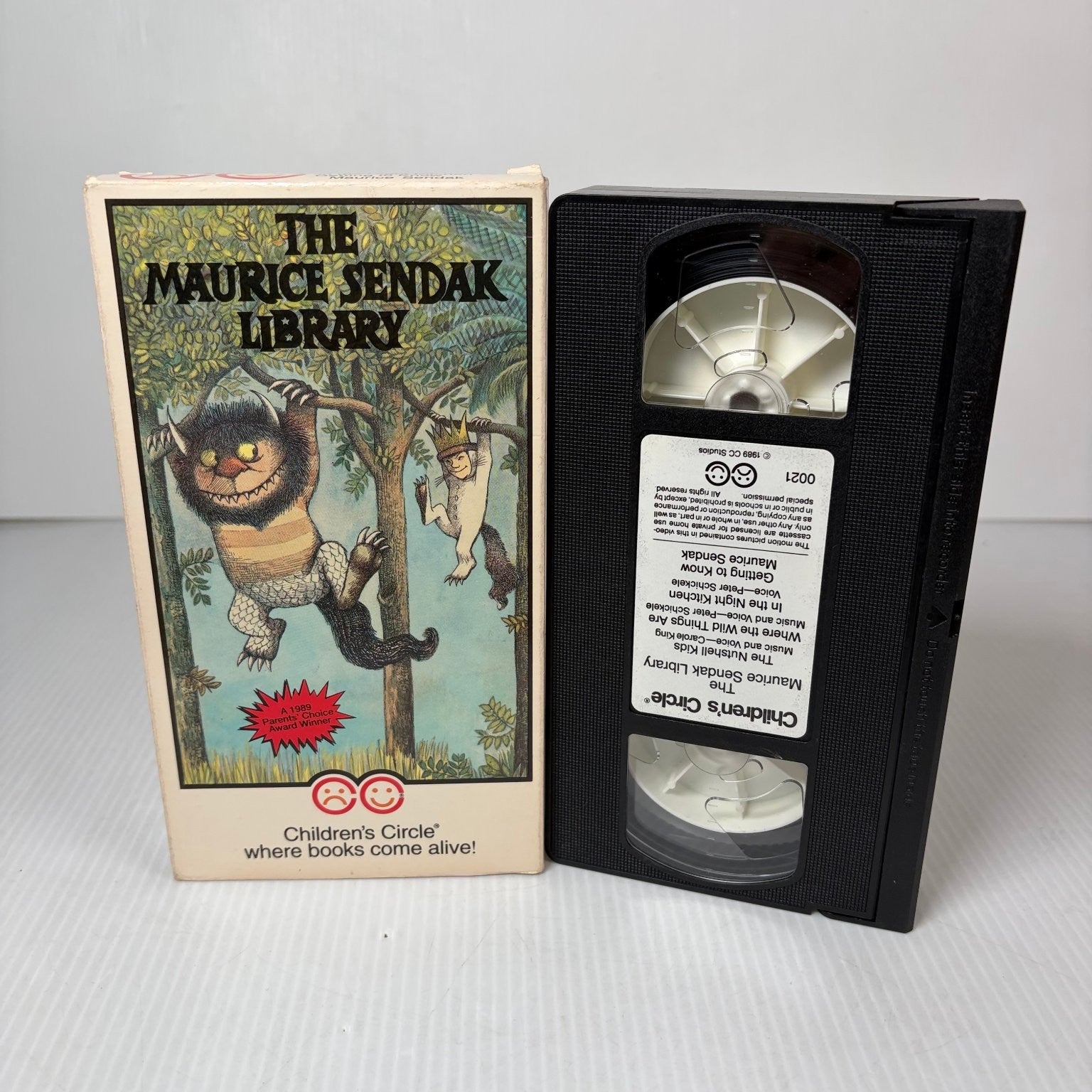Maurice Sendak Library VHS 1989 Kids Animation Children's Circle 0021