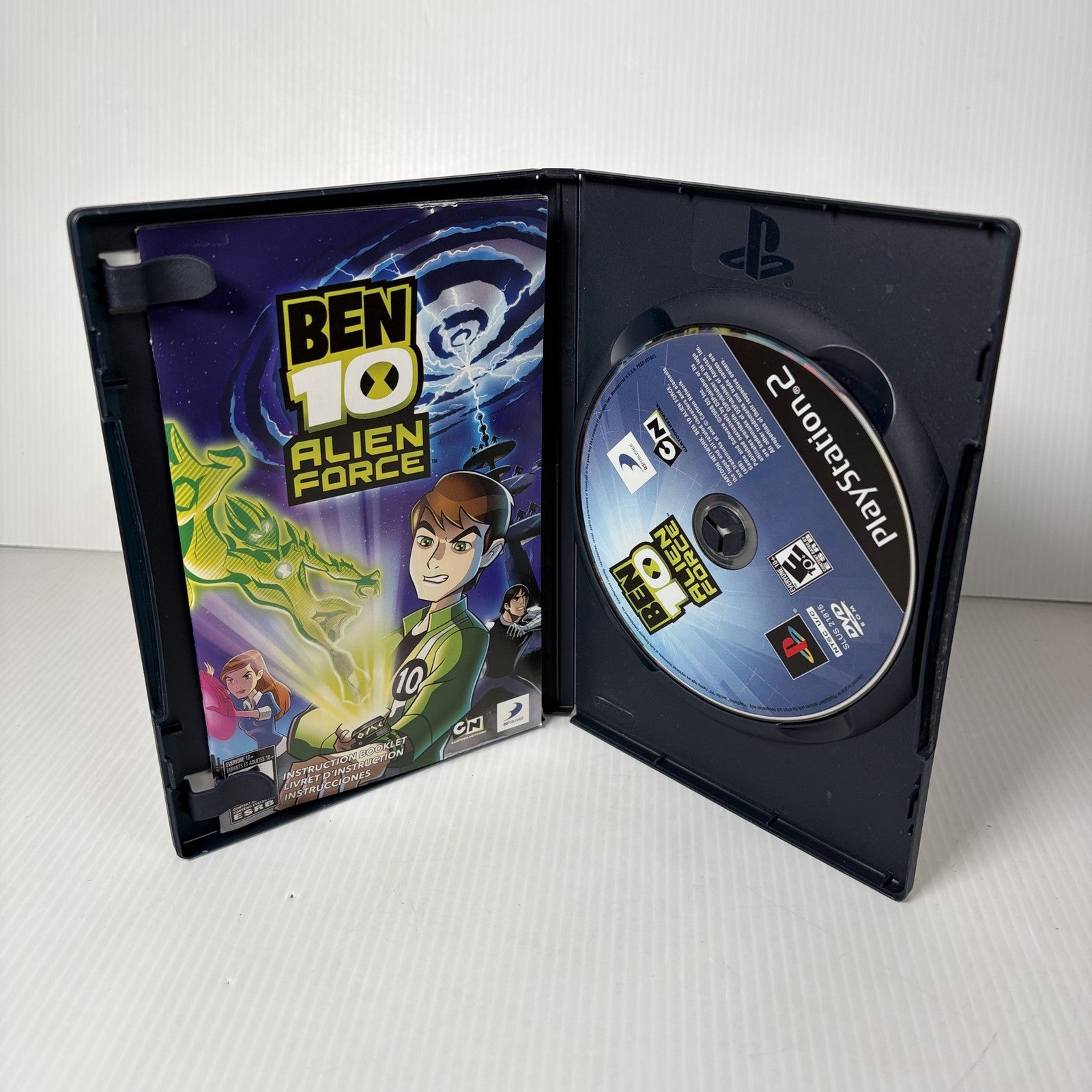Ben 10 Alien Force Sony PlayStation 2 PS2 Video Game Complete CIB