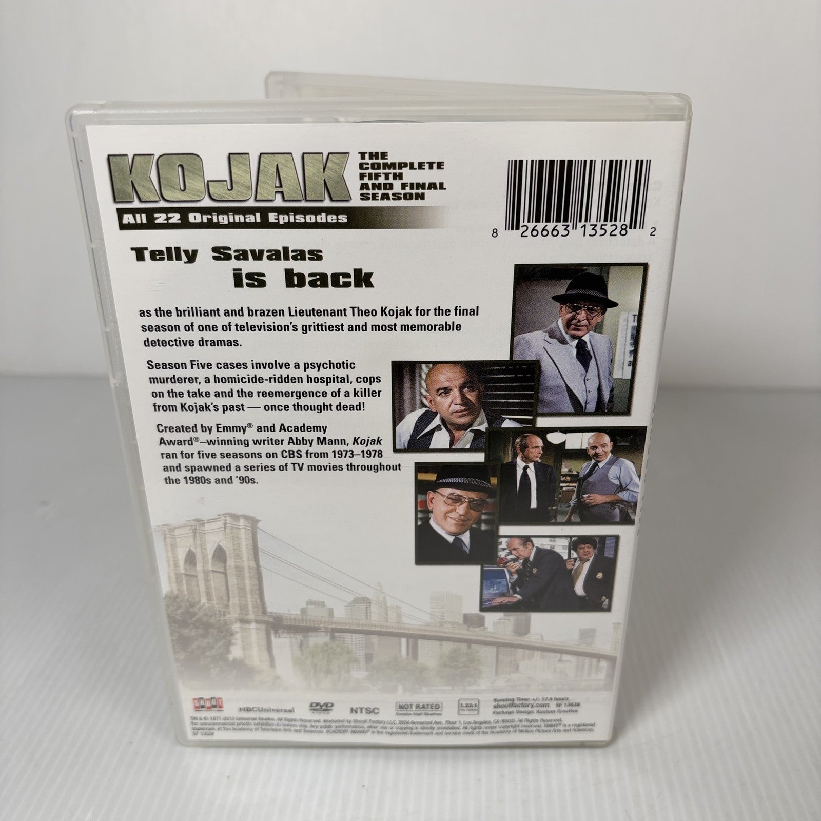 Kojak Season Five 5 DVD Telly Savalas The Complete Final Season Full Screen NTSC