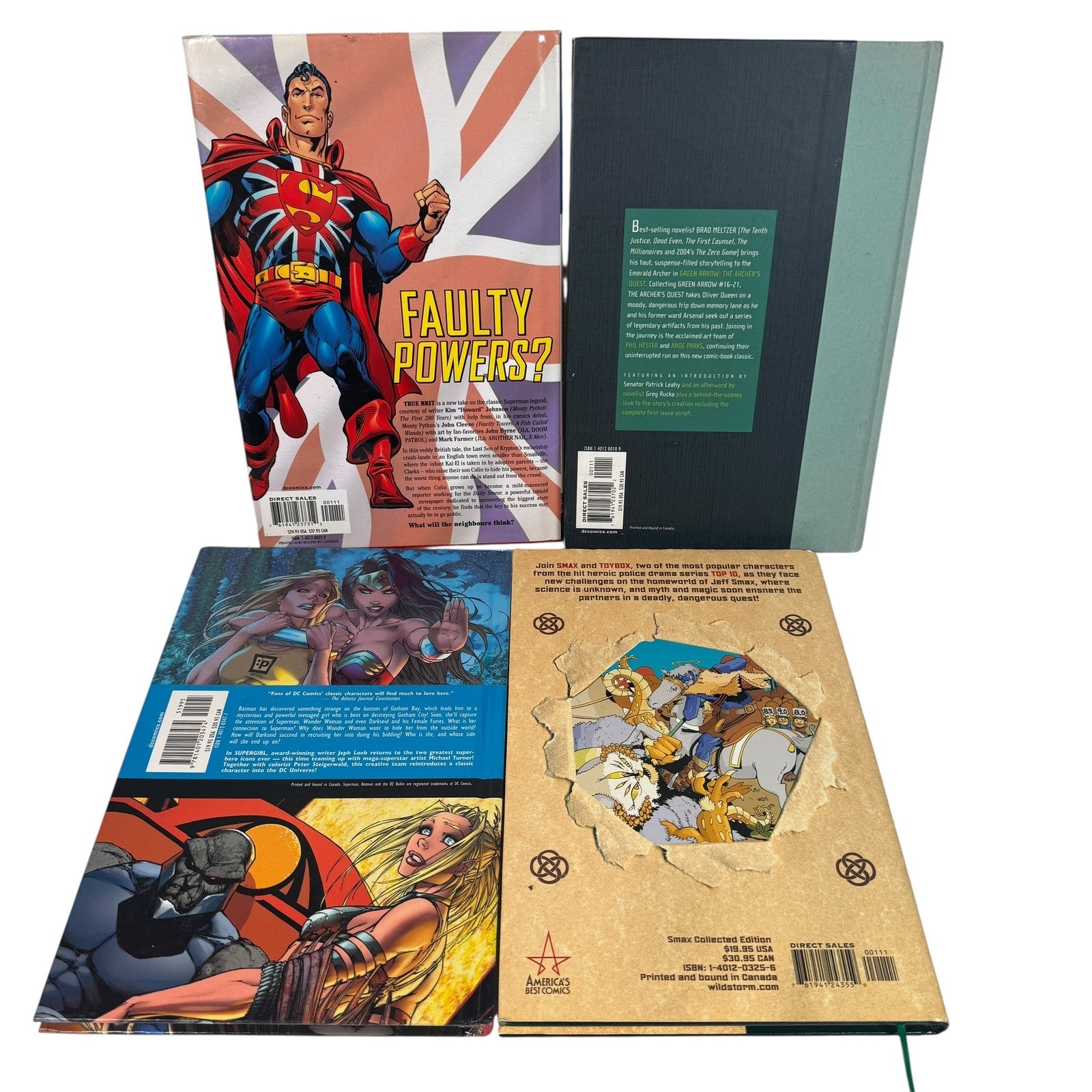Superman True Brit Green Arrow Archer’s Quest Smax Batman Supergirl Hardcover Lo