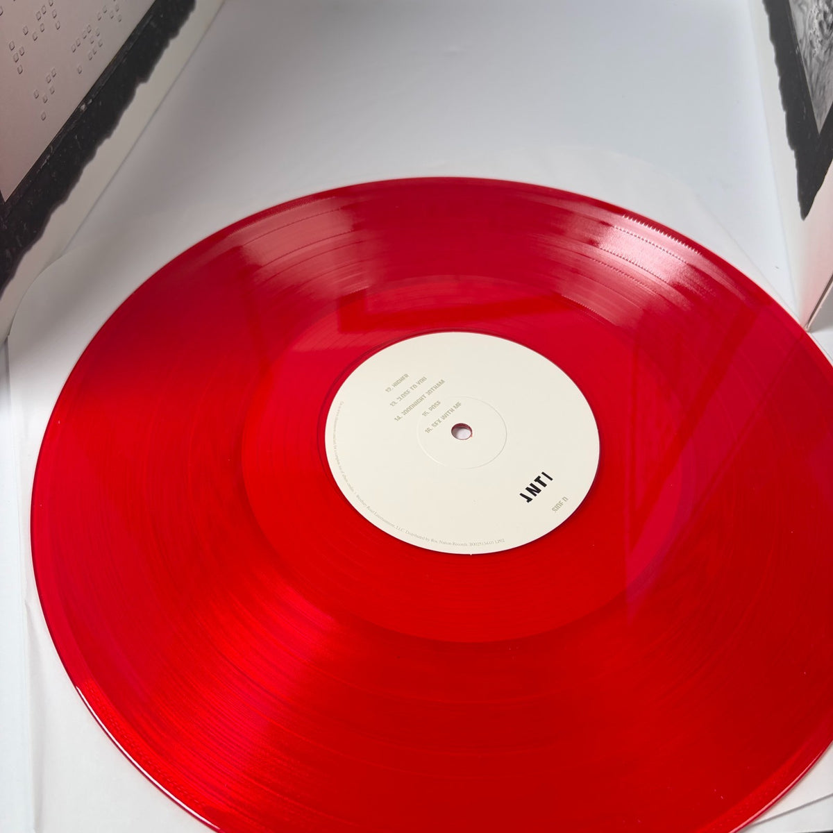 Rhianna Anti Limited Edition Double LP Red Vinyl with Brail Cover